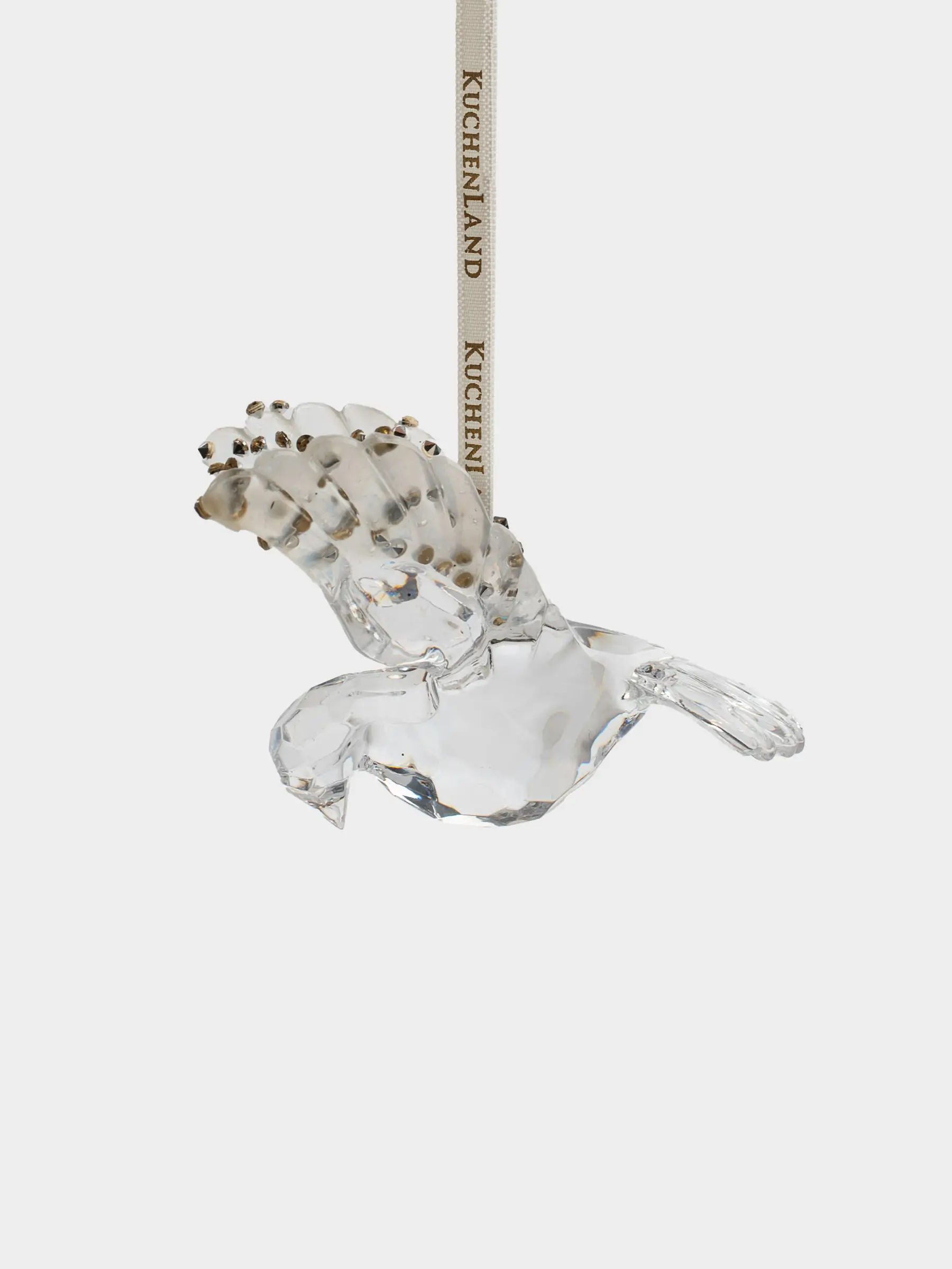 Игрушка елочная, 9 см, акрил, Птица, Figure crystal, image-0