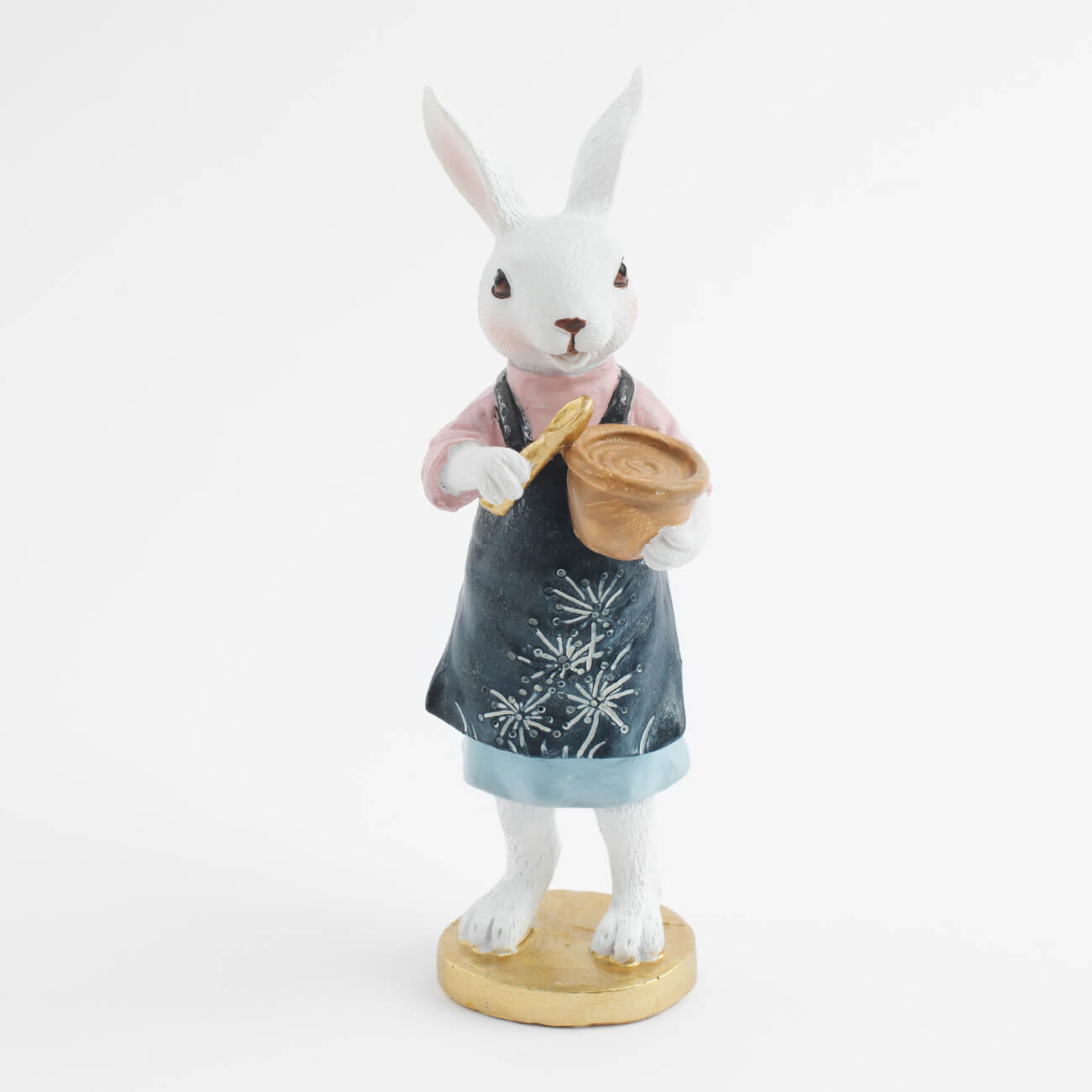 Статуэтка, 16 см, полирезин, Крольчиха в платье, Easter изображение № 2
