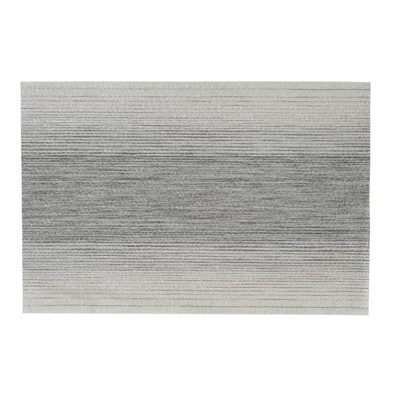 

Салфетка под приборы, 30x45 см, ПВХ, прямоугольная, темно-серая, Solid