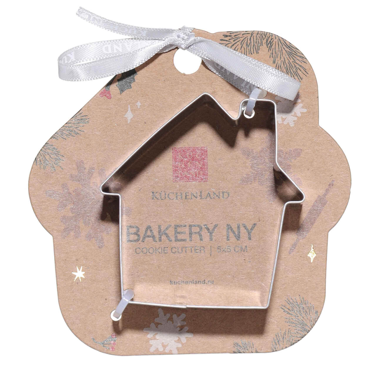 

Форма для печенья, 5x5 см, сталь, Домик, Bakery NY