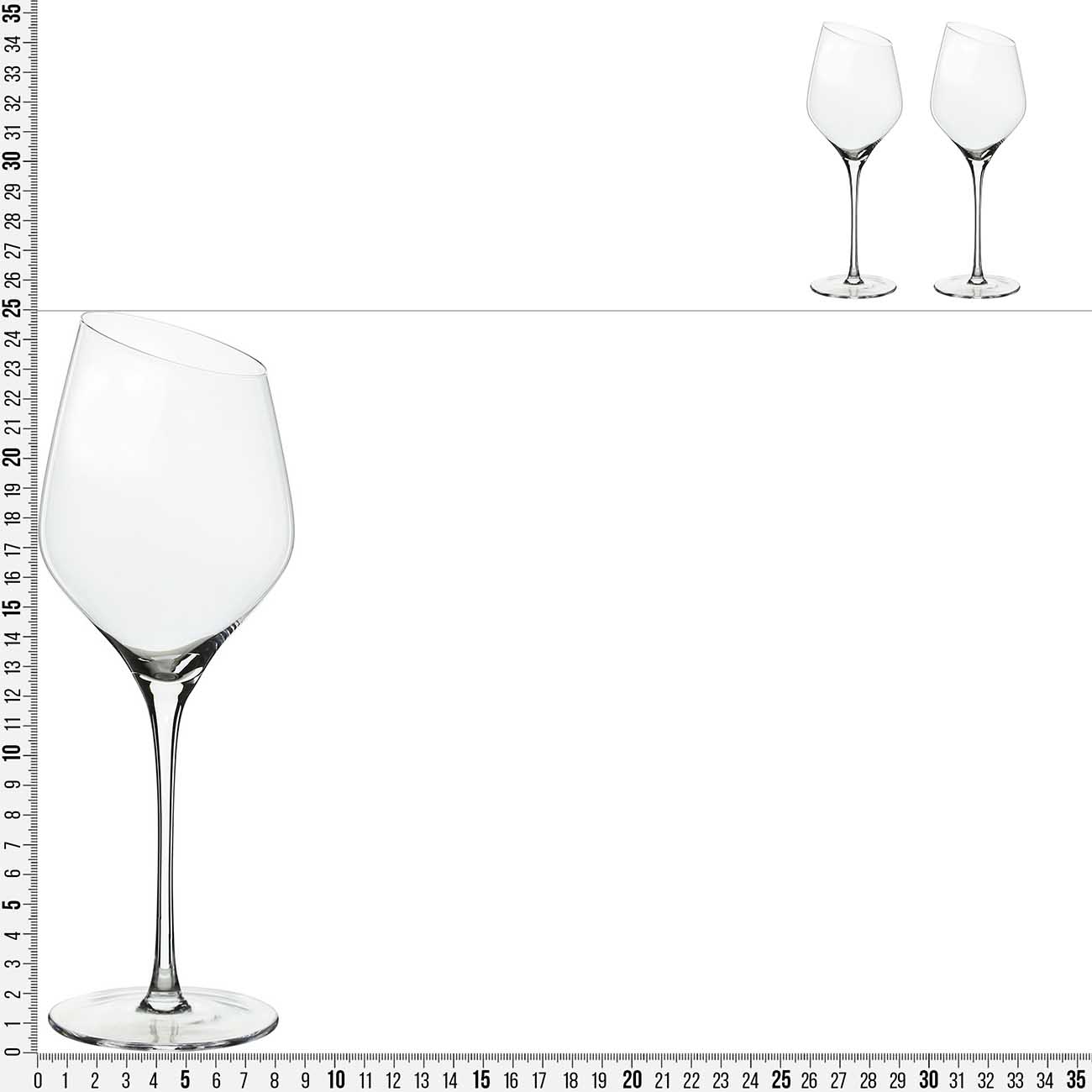Бокал для белого вина, 460 мл, 2 шт, стекло, Charm L изображение № 3