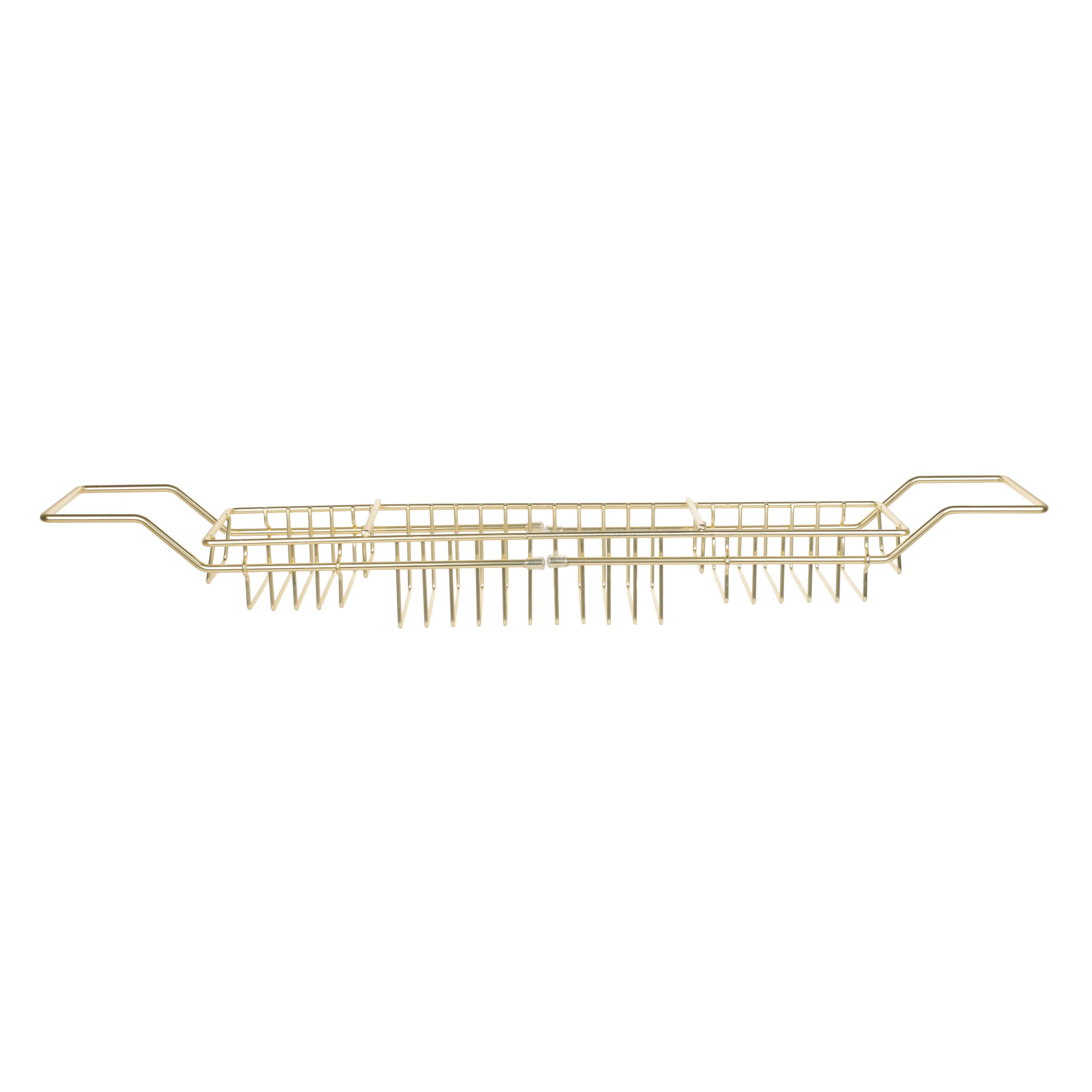 Столик-полка для ванной, 69х13 см, металл, золотистый, Twist gold изображение № 2