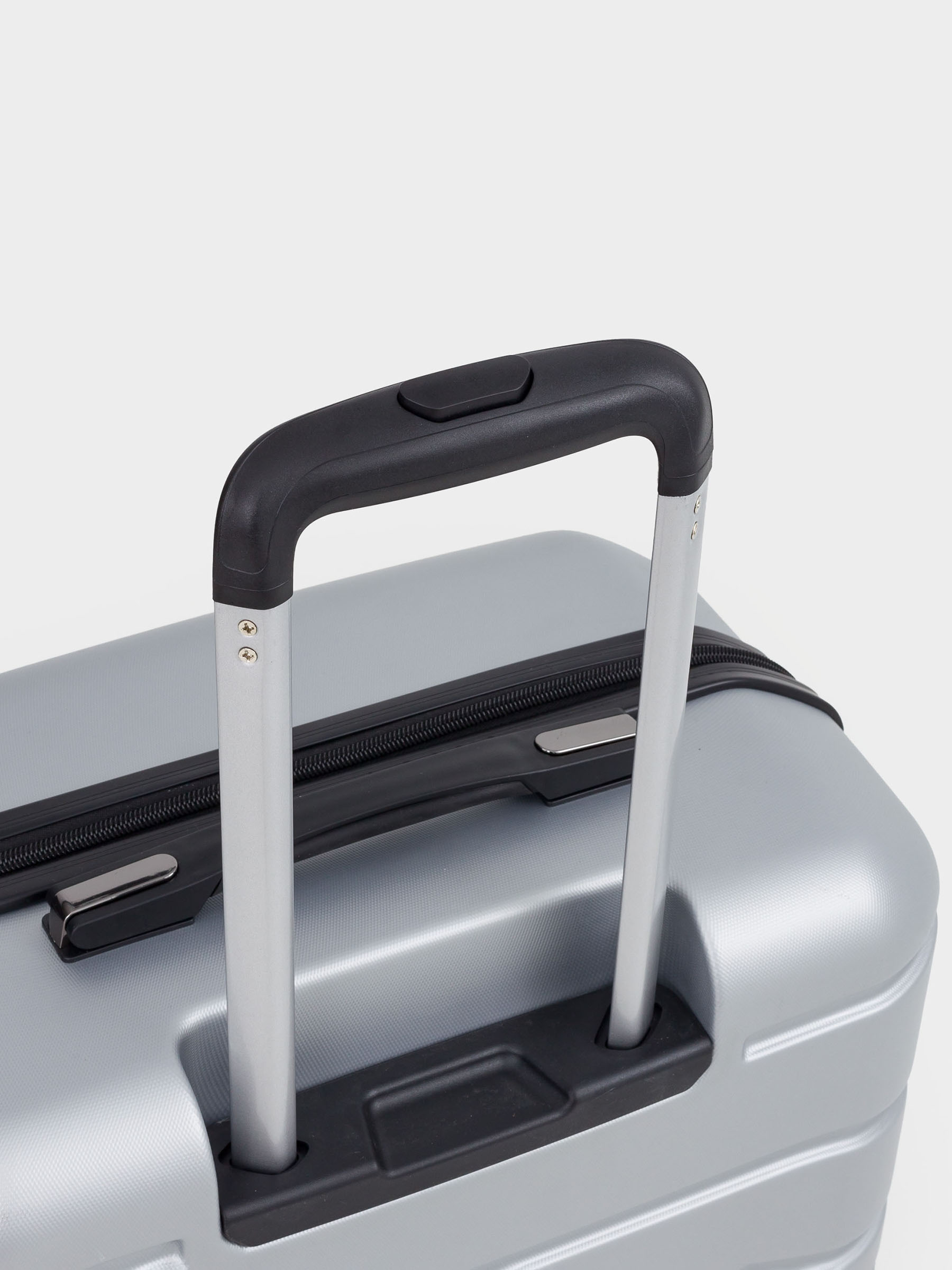 Чемодан M, 45х25х67 см, 3,4 кг, с замком, пластик, графитовый, Travel comfort, image-8