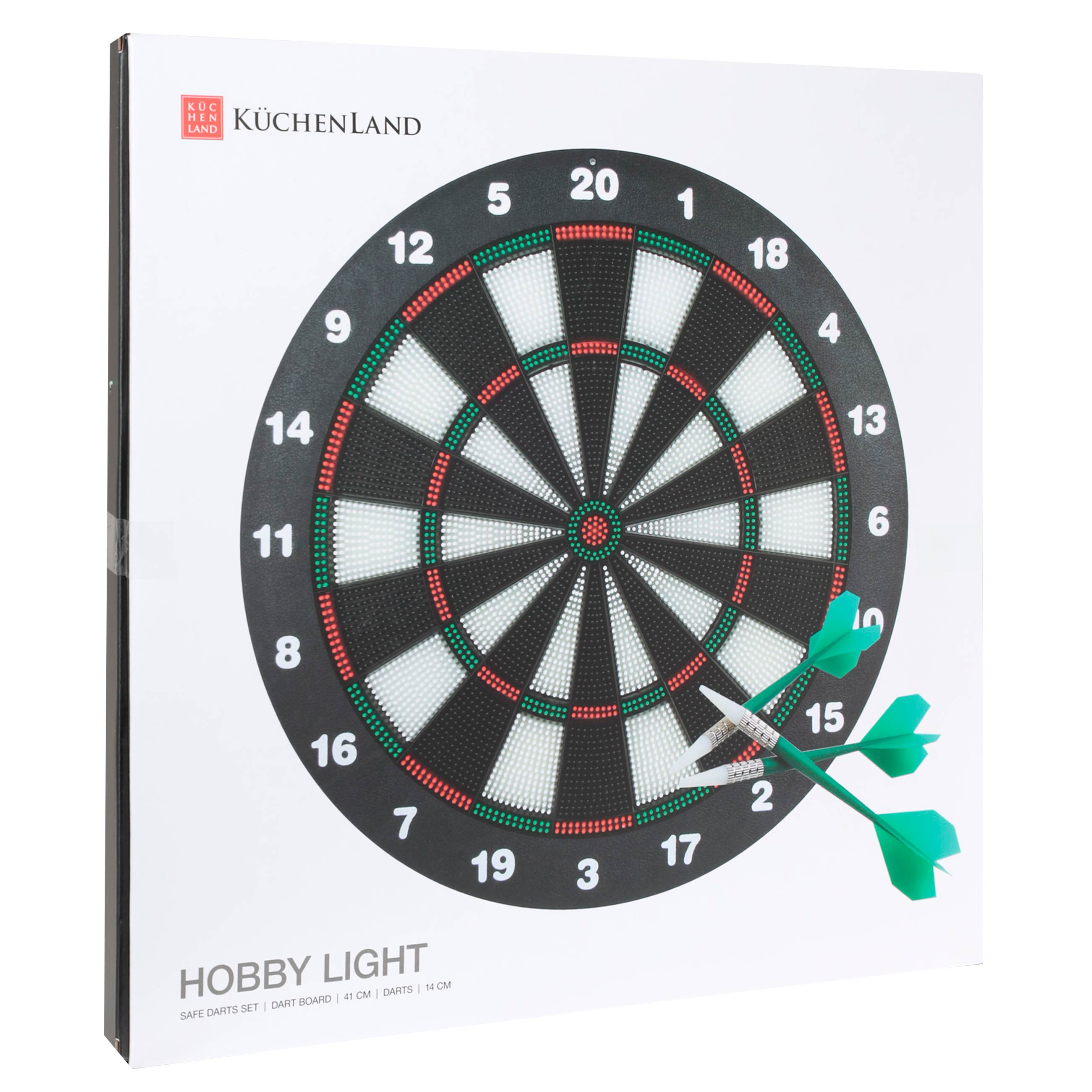 Дартс безопасный, 41 см, пластик/ТПР, Hobby light