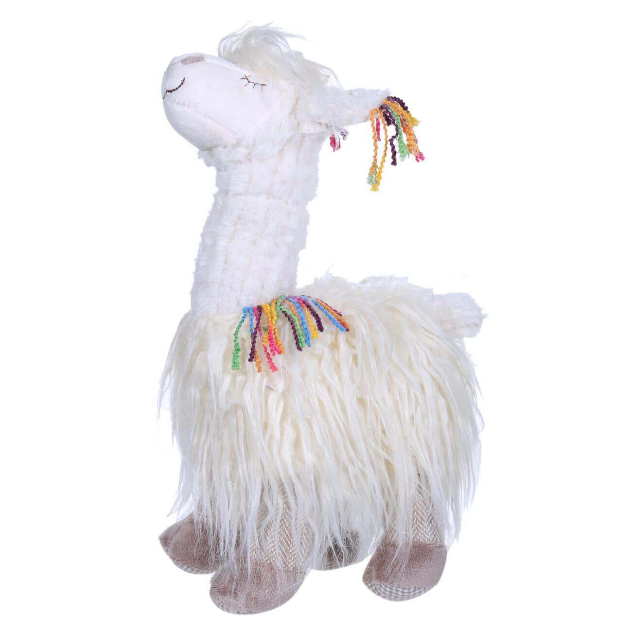 Игрушка декоративная, 34 см, полиэстер, мягкая, Лама, Lama flamingo игрушка для щенков косточки плюшевые со звуком 10см