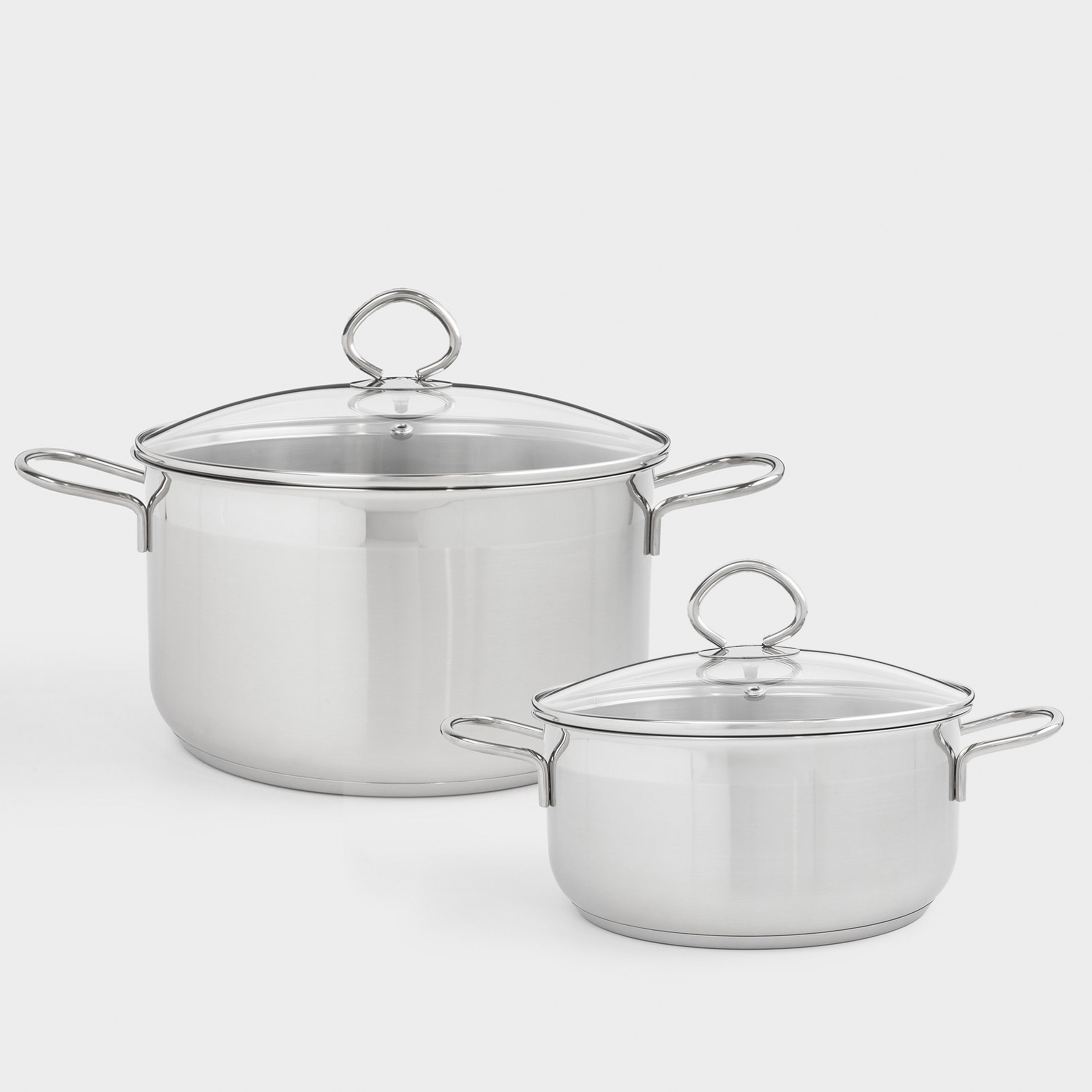 Набор посуды 2 пр стальстекло Egoist lite 5790₽