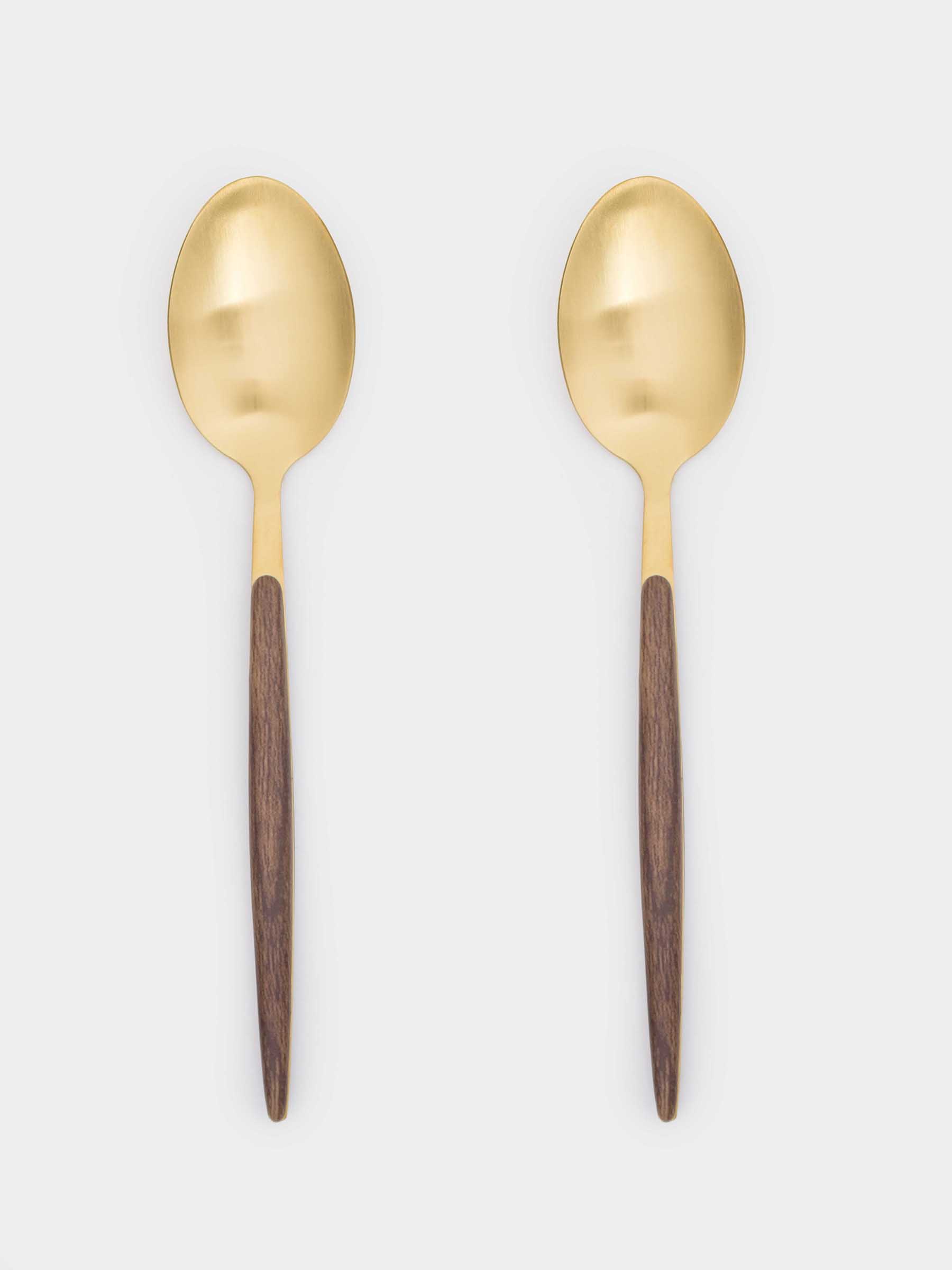 Ложка столовая, 2 шт, сталь/пластик, золотисто-коричневая, матовая, Oslo gold, image-2