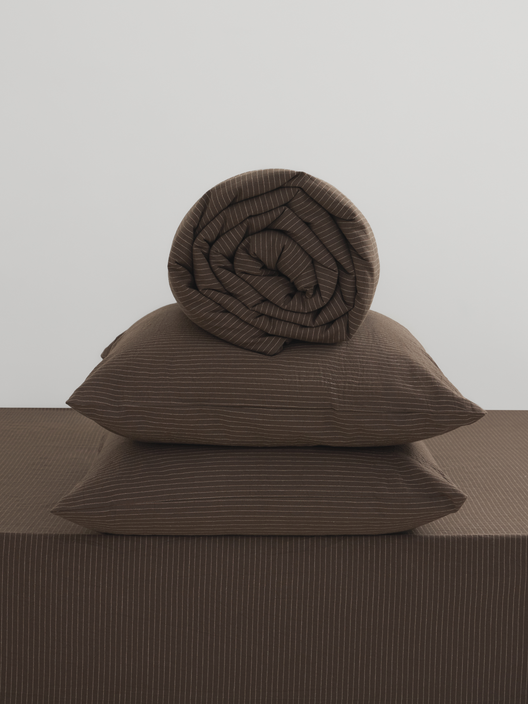 Постельное белье, евро, вареный хлопок, Полосы, Washed cotton, image-7