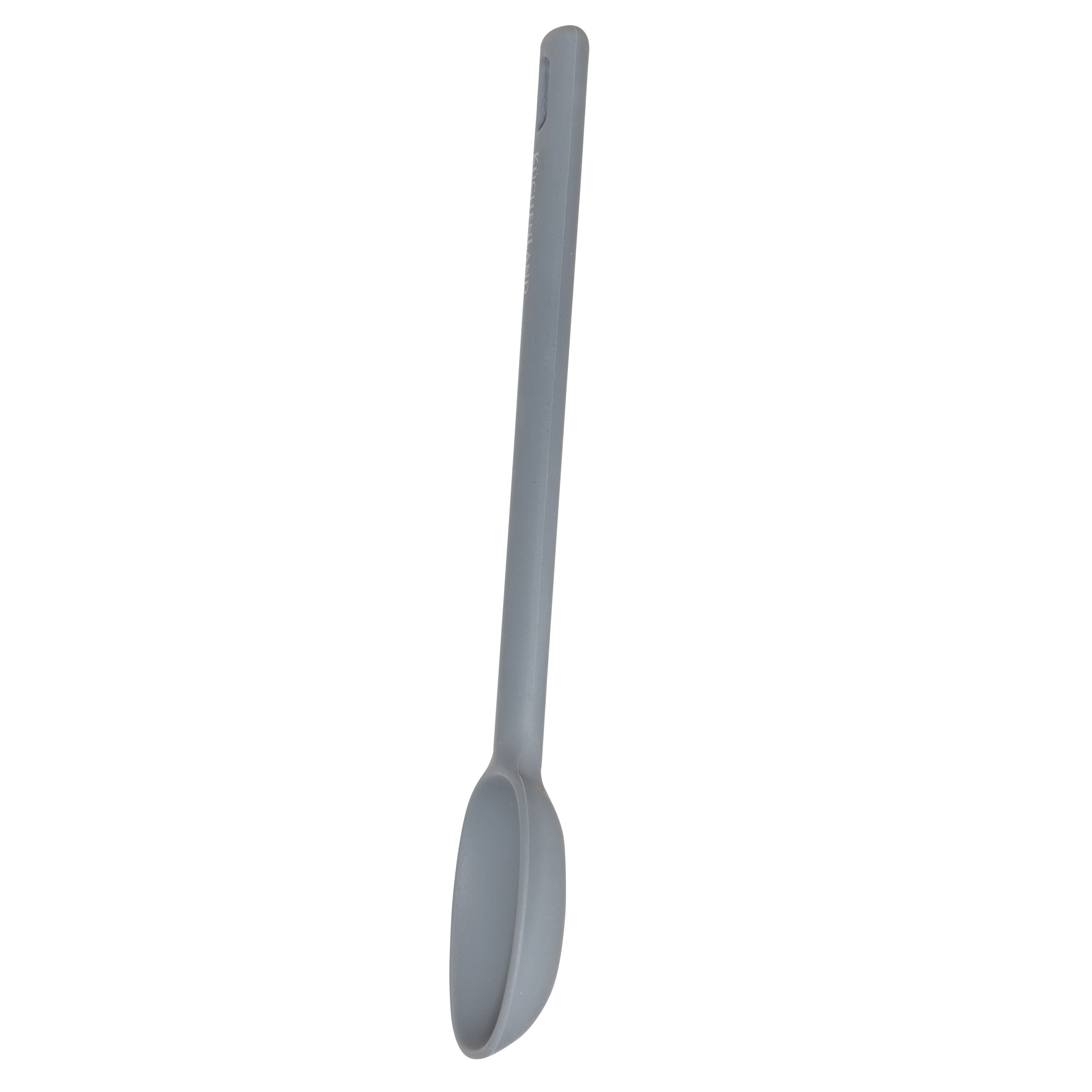 Ложка сервировочная, 28 см, силикон, серая, Grey steel, image-1