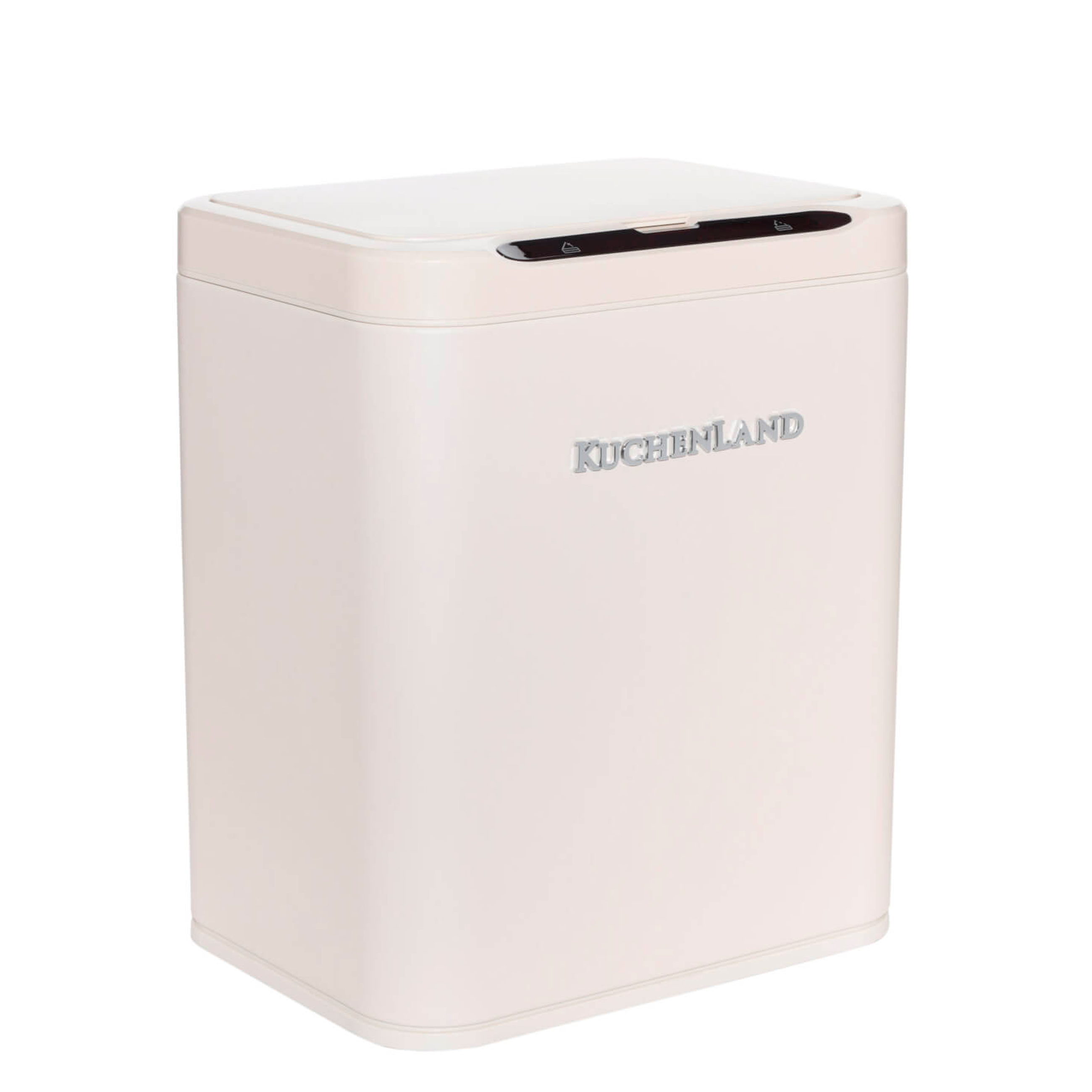 Ведро для мусора 13 л сенсорное стальпластик прямоугольное бежевое Vintage kitchen 6990₽