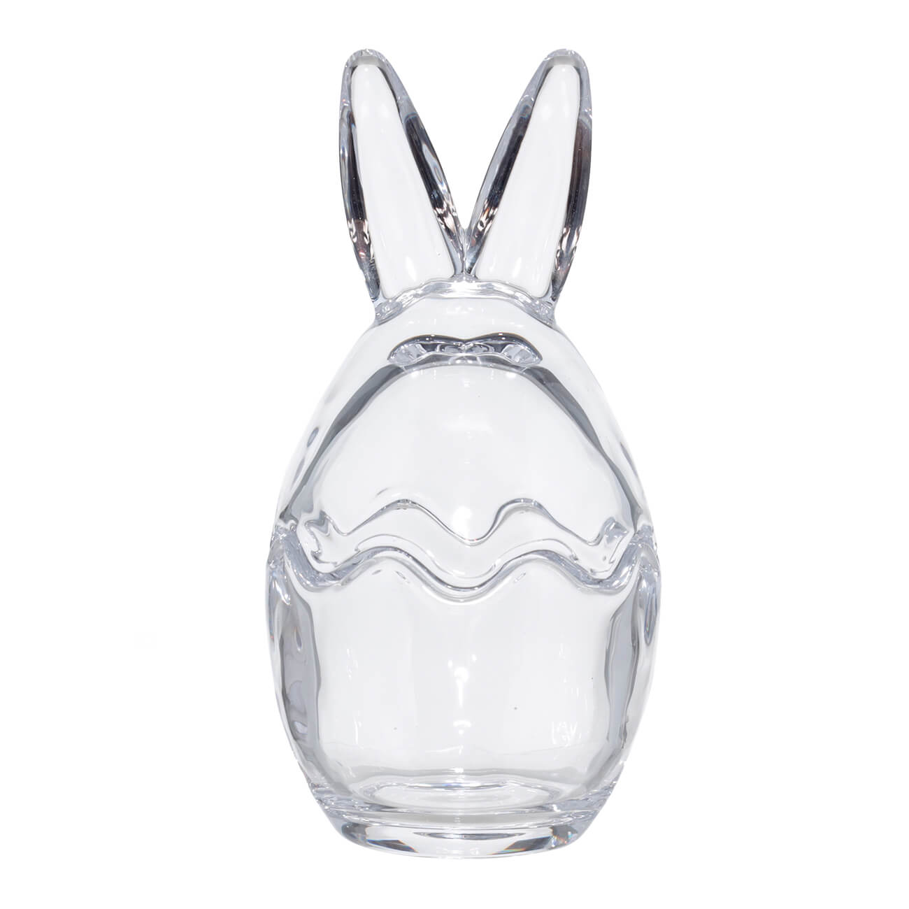 

Конфетница, 12х5 см, с крышкой, стекло, Ушки, Natural Easter