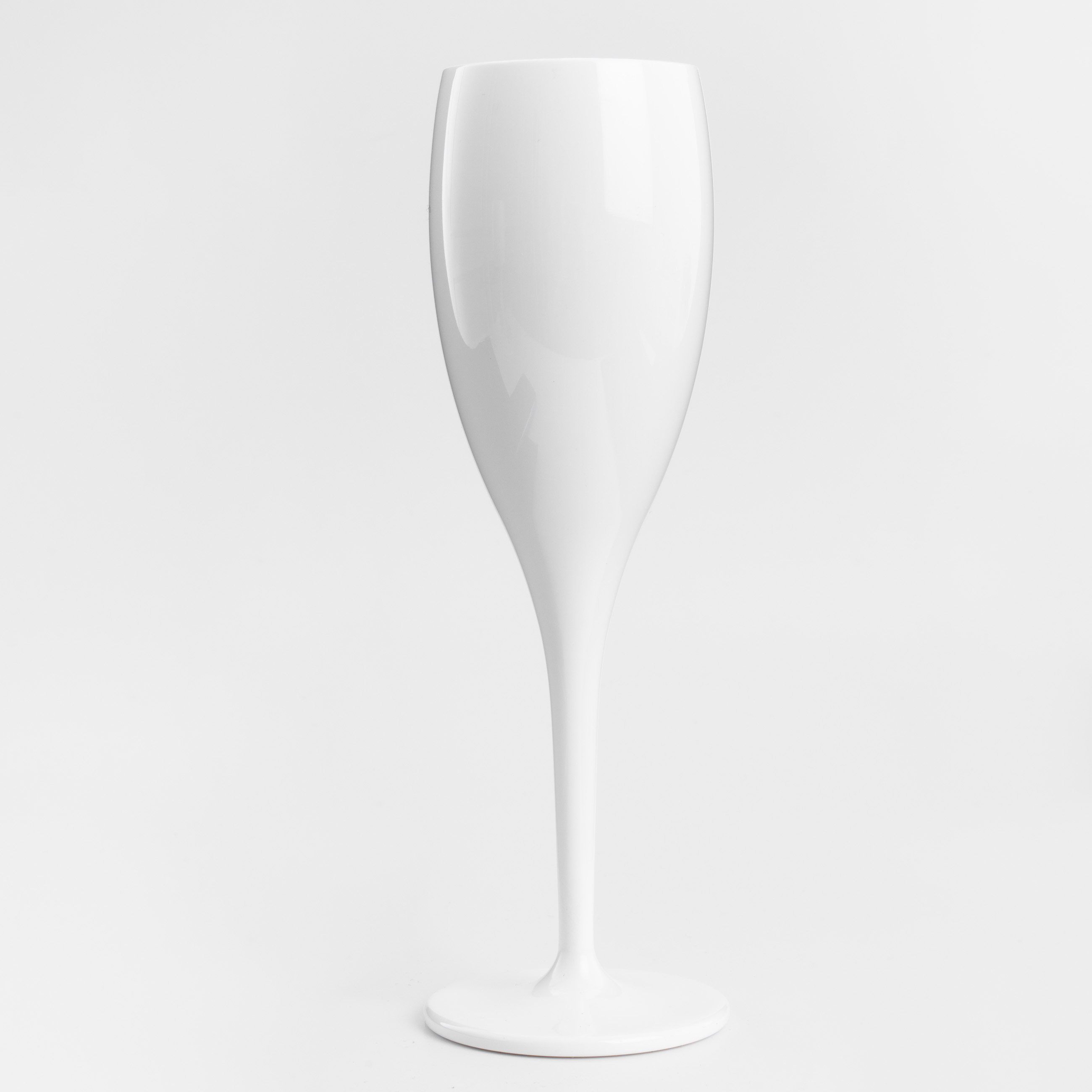 Бокал для шампанского, 130 мл, пластик, белый, Course изображение № 2