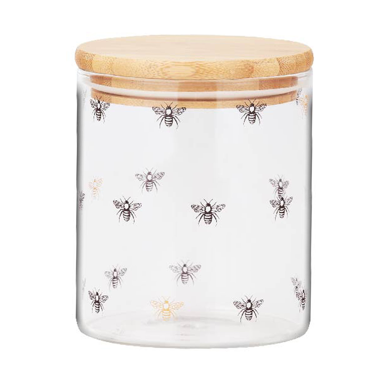

Банка для сыпучих продуктов, 700 мл, стекло Б/бамбук, Queen, Honey
