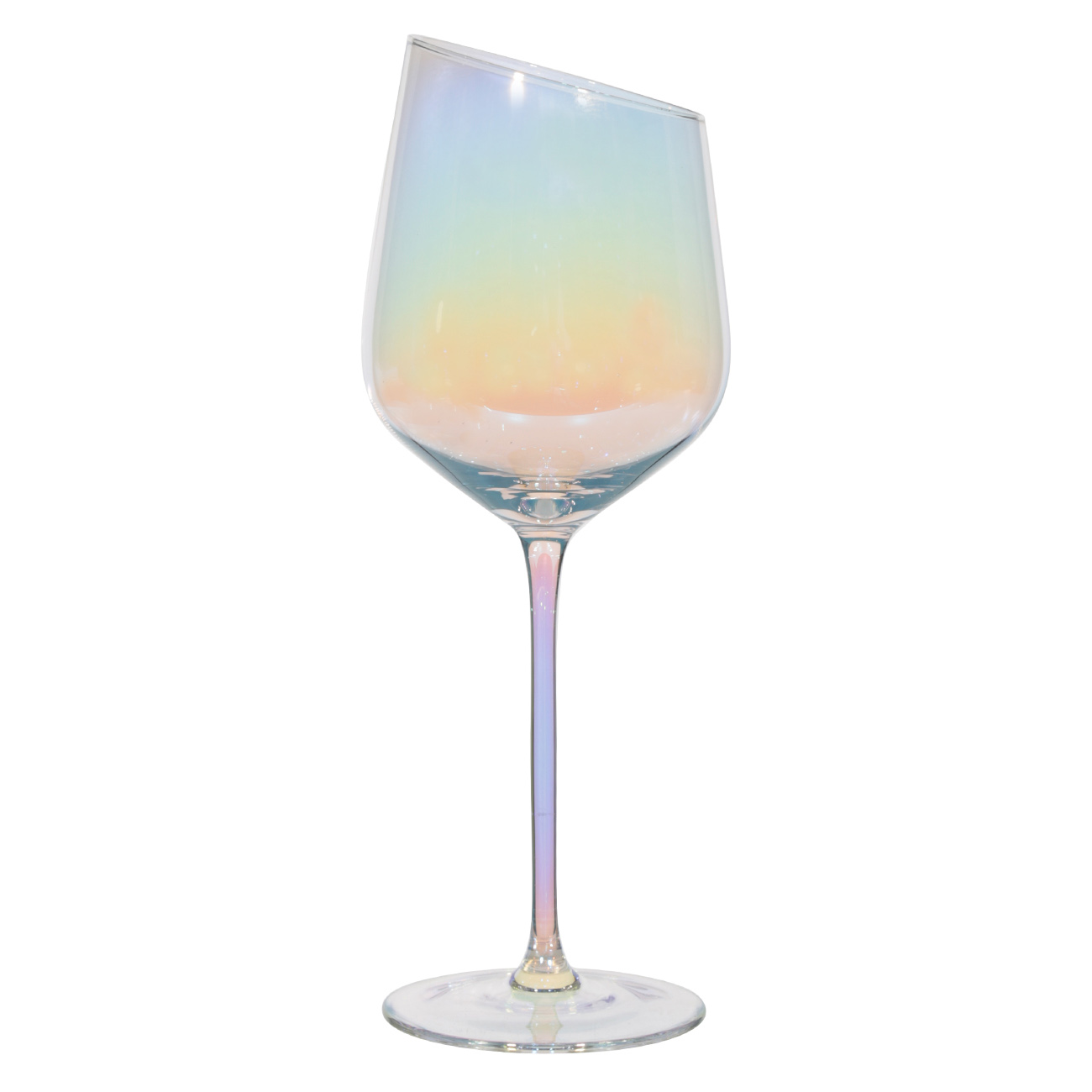 Набор для вина, 2 перс, 6 пр, с кубиками, стекло/кварц, перламутр, Charmant polar изображение № 2