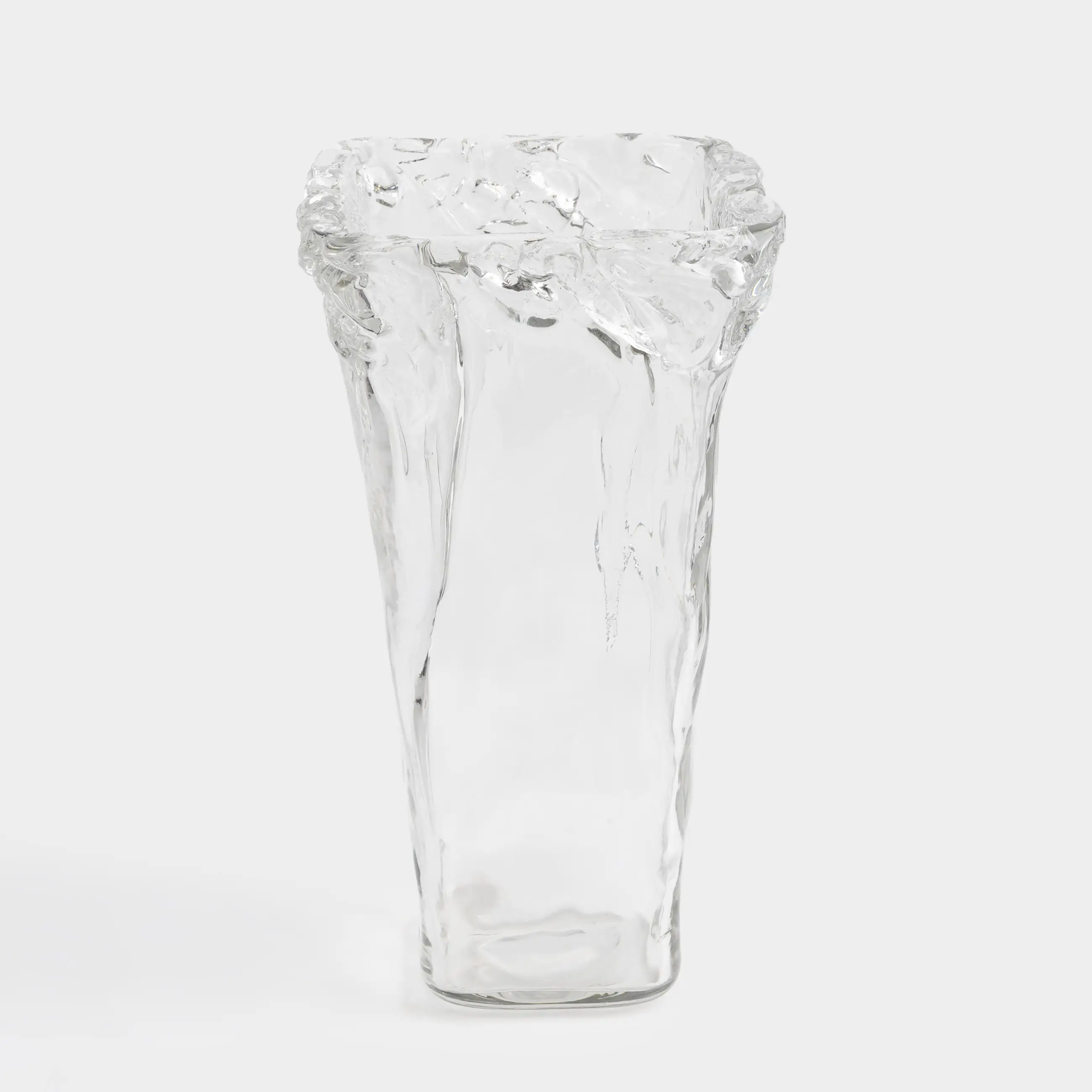 Ваза для цветов, 30 см, стекло, Frozen surge