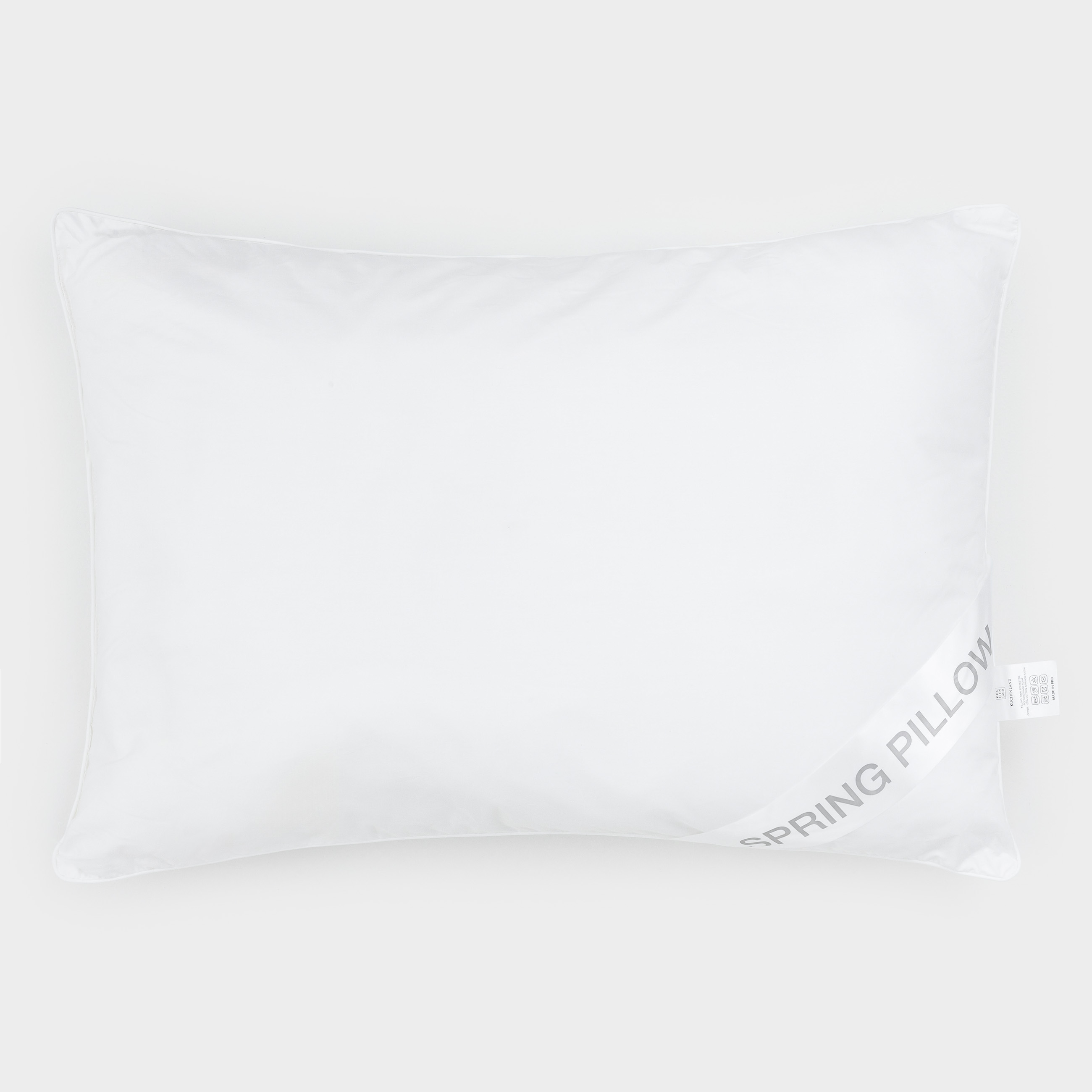 Подушка, 50х70 см, хлопок/холлофайбер/пенополиретан, Spring pillow, image-0