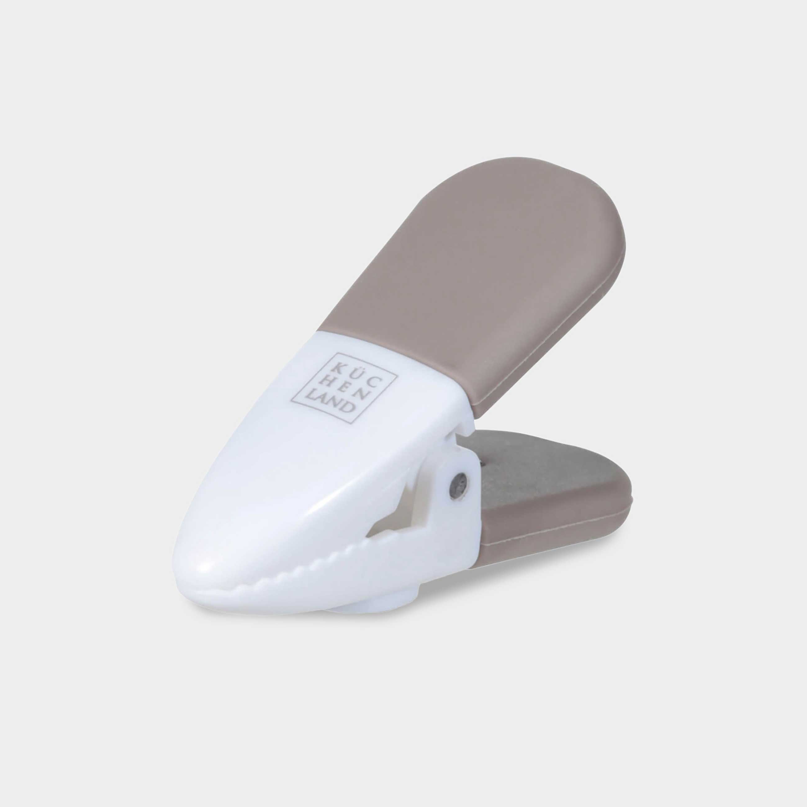 Kuchenland Прищепка для записок 6 см с магнитом пластик коричневая Soft Kitchen 199₽