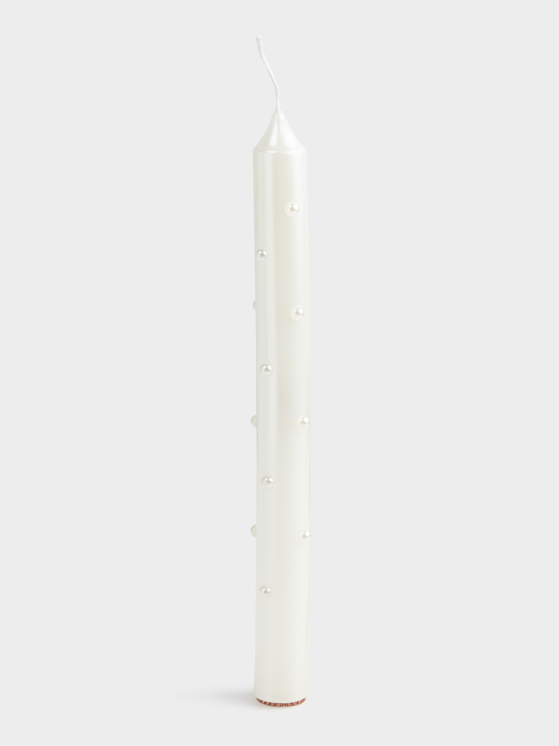 Свеча, 25 см, тонкая, молочная, Жемчуг, Pearl Antarctica, image-0