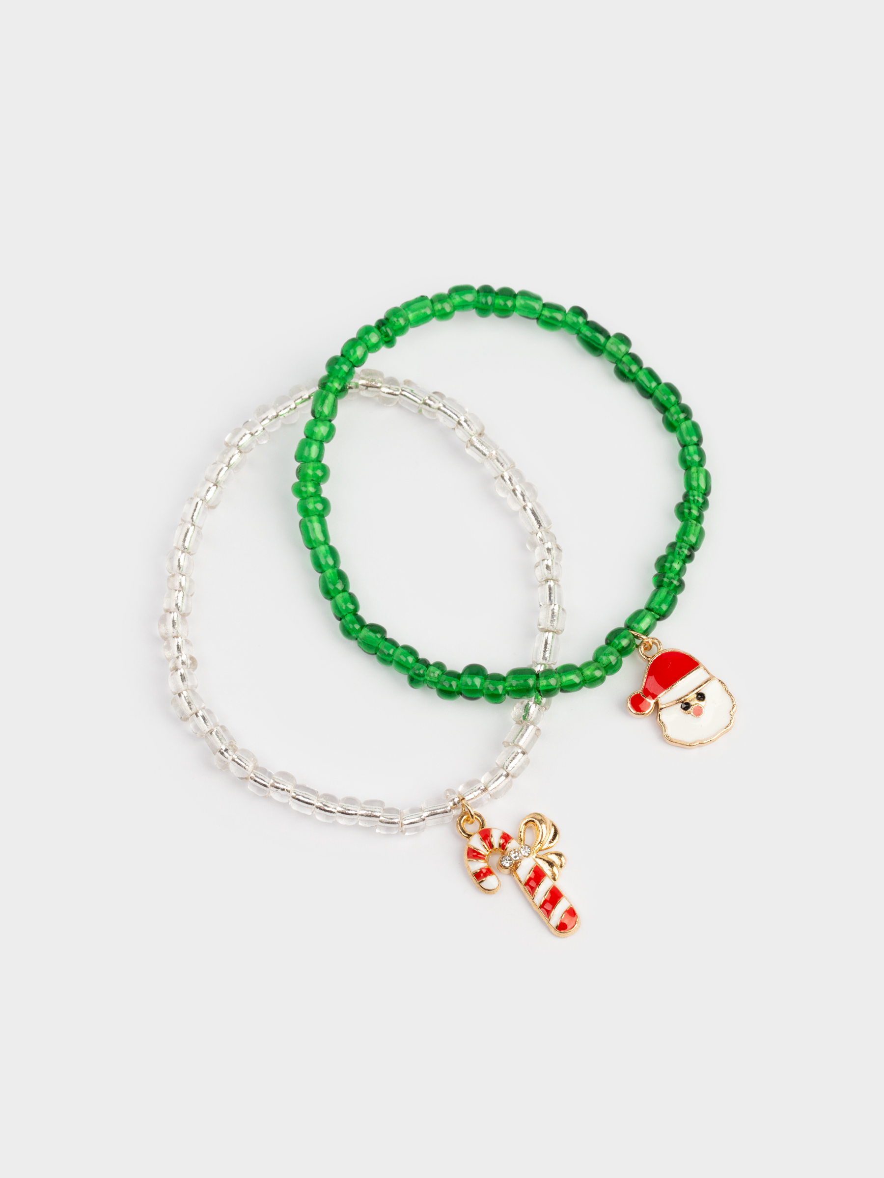 Набор браслетов, 16 см, 5 шт, детский, металл/стекло, цветной, Новый год, Jewelry christmas, image-2
