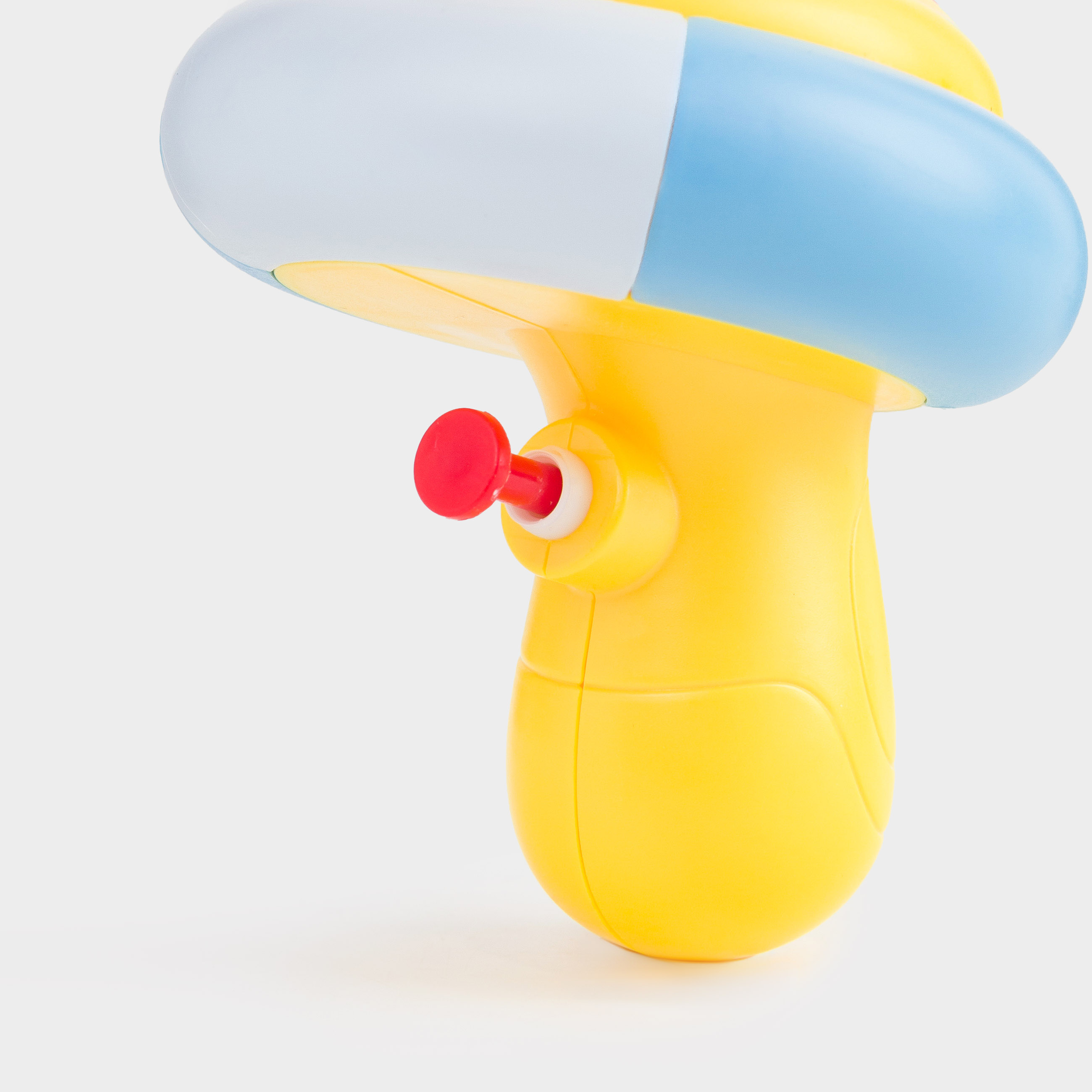 Пистолет водяной, 19 см, пластик, желтый, Утенок в круге, Duck yellow