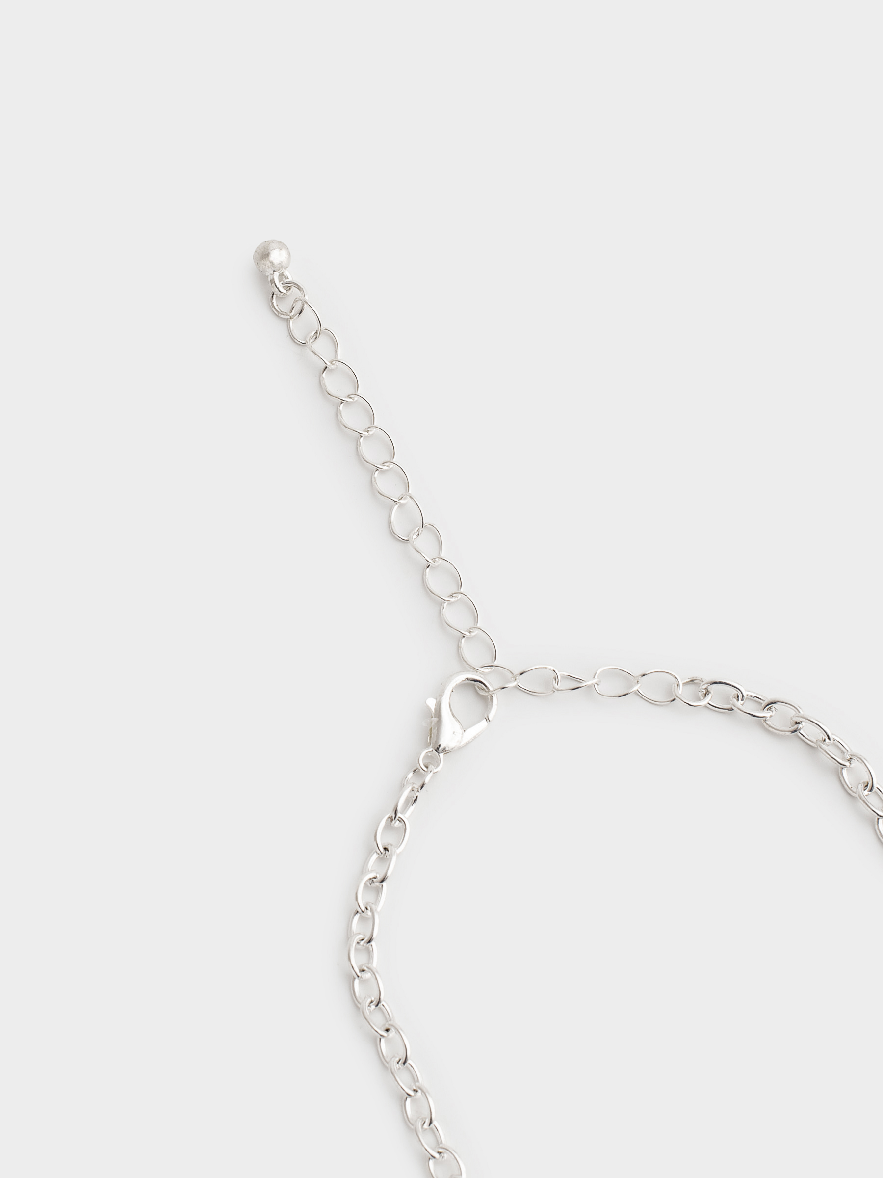 Цепочка, 49 см, с подвеской, металл/стразы, серебристая, Лошадь, Jewelry horse, image-2
