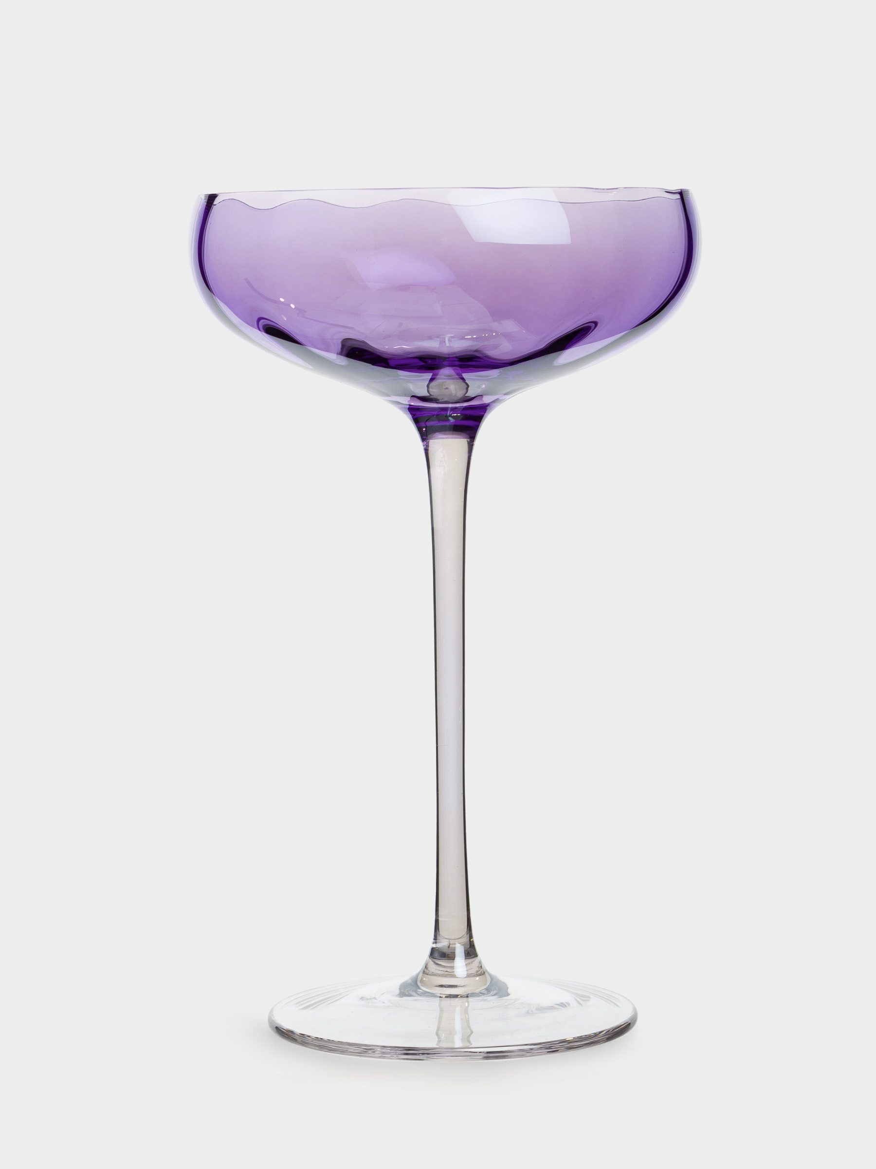 Бокал-креманка для шампанского, 220 мл, 2 шт, стекло, фиолетовый, Filo R color, image-4