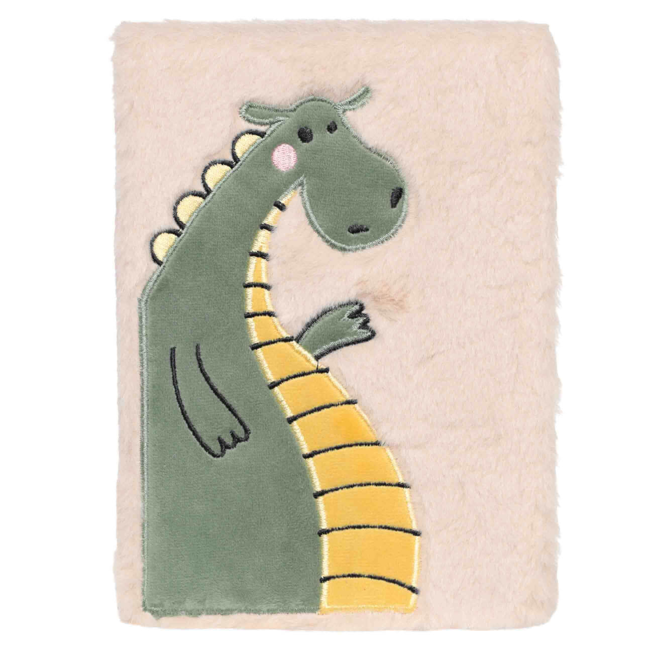 

Блокнот для записей, 15х21 см, 80 л, полиэстер, бежевый, Дракоша, Dragon cute