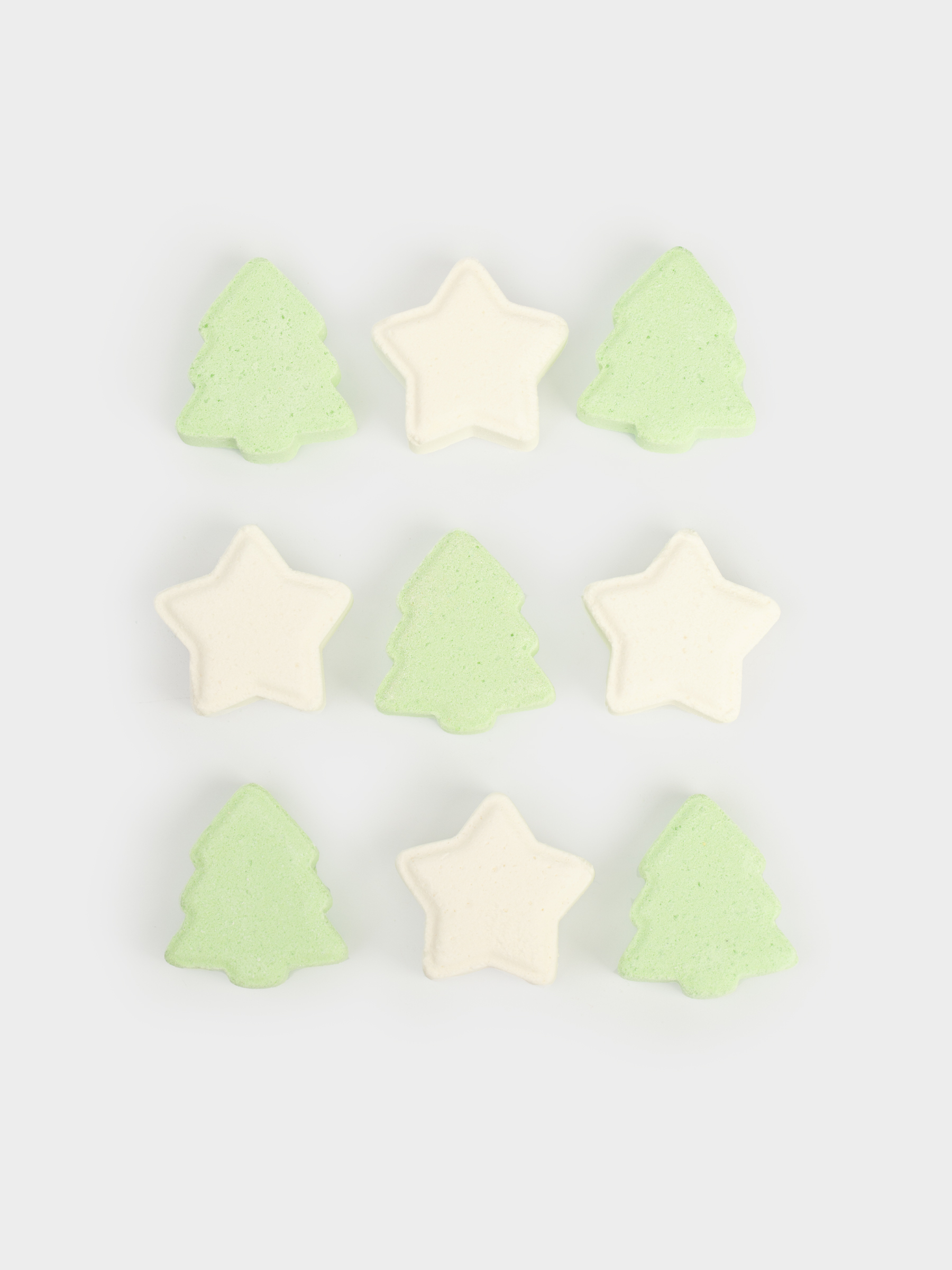 Бомбочка для ванны, 300 гр, 15 шт, в банке для хранения, Ваниль и пихта, Звезда и елка, Body spa, image-3