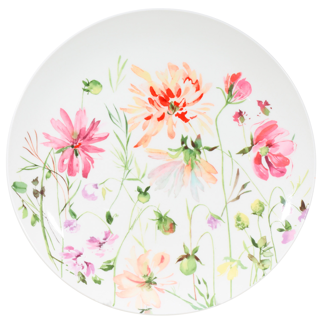 

Тарелка обеденная, 27 см, фарфор N, Травы, Grass