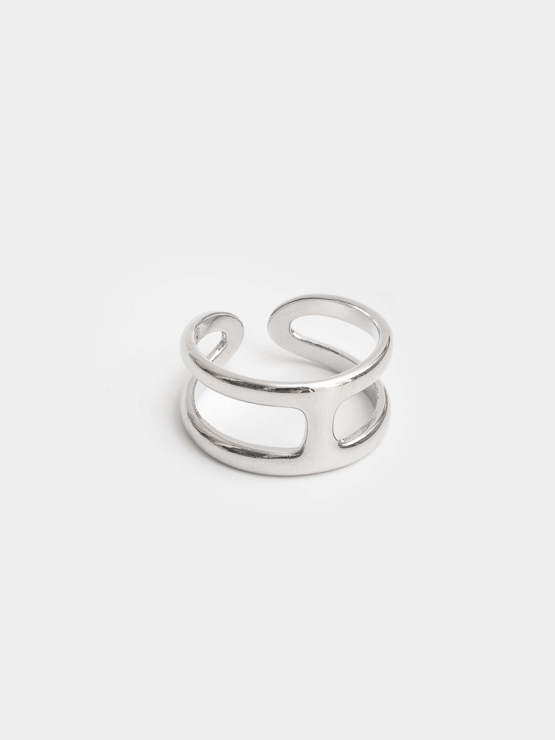 Кольцо, 2 см, единый размер, металл, серебристое, Jewelry, image-2