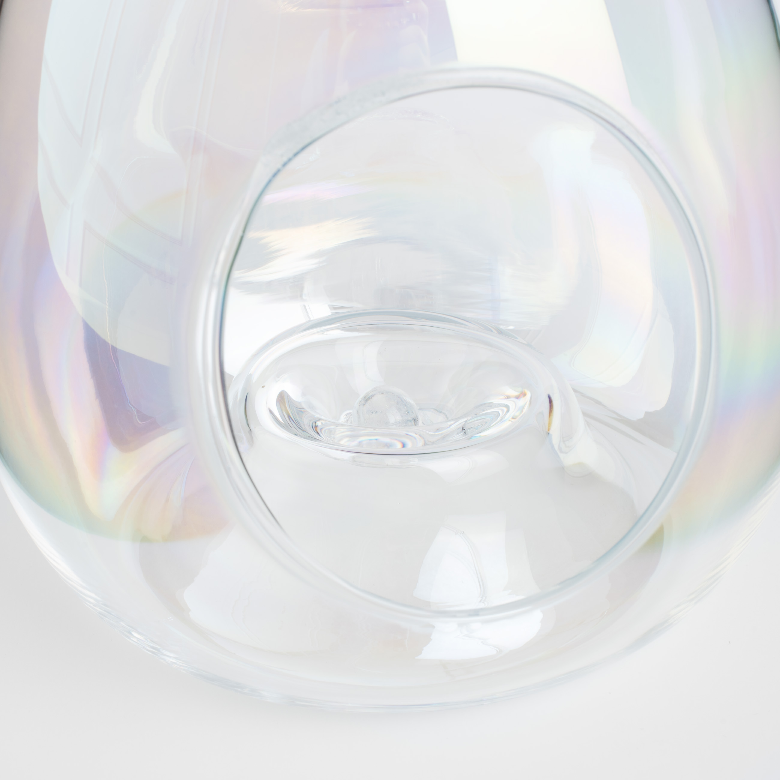 Конфетница, 17х23 см, стекло, перламутр, Яйцо, Clear polar изображение № 5