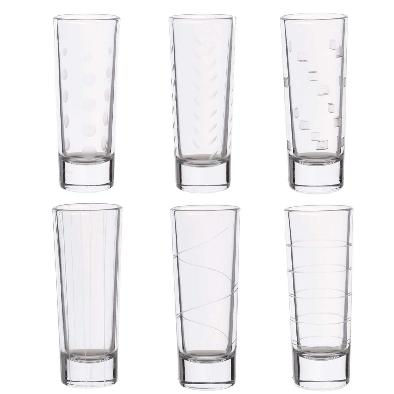 Стопка для водки, 60 мл, 6 шт, стекло, Mixology, image-0