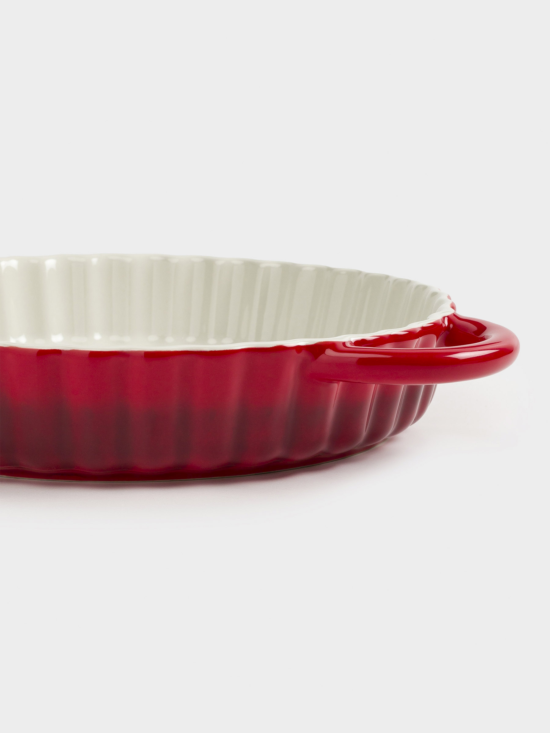 Форма для запекания, 22 см, керамика, круглая, бордовая, Градиент, Cakes gradient, image-4