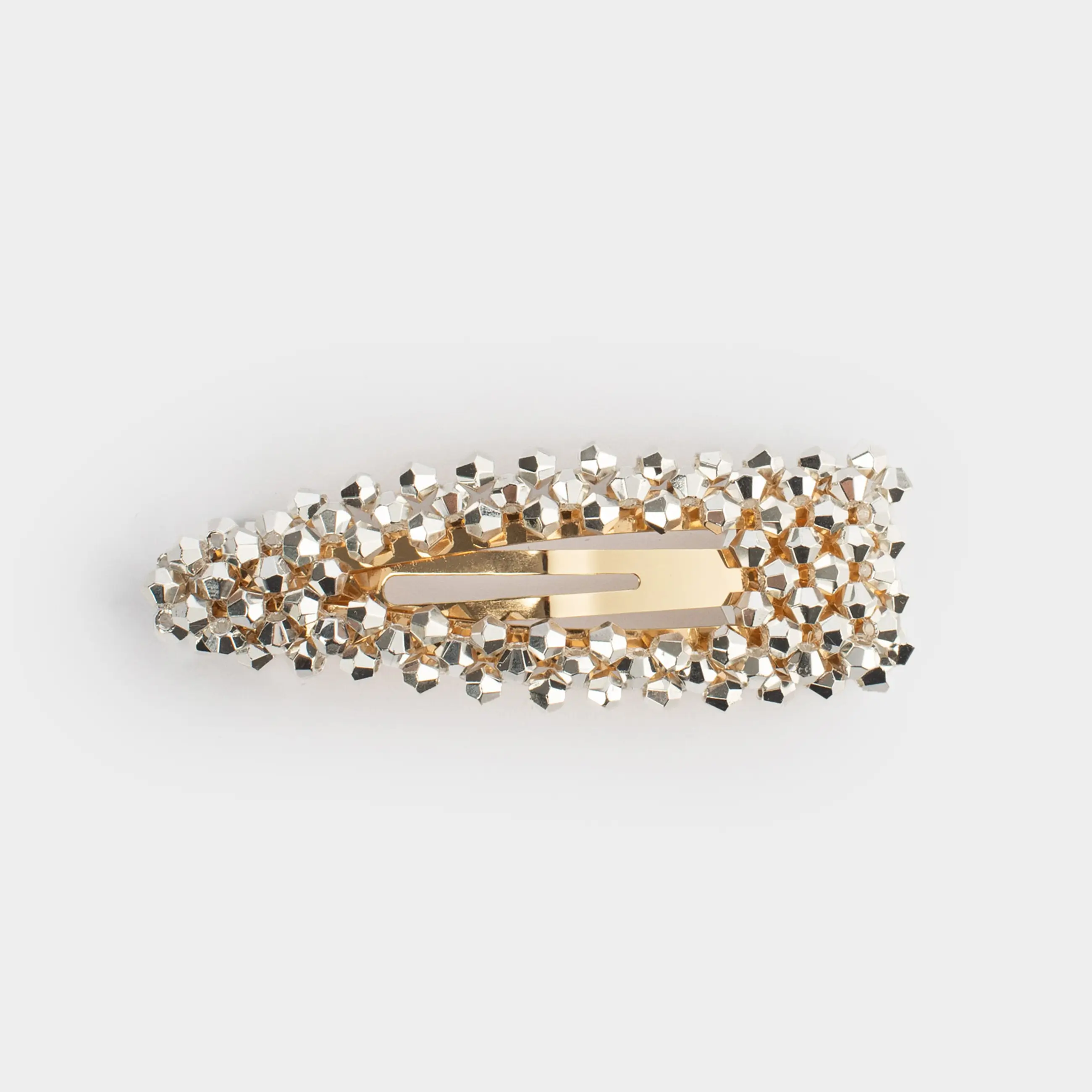 Заколка для волос, 7 см, металл, Бусины, Jewelry crystal