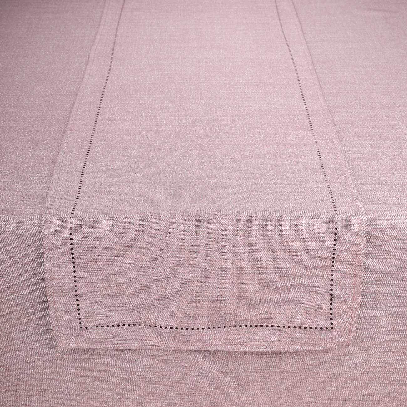 

Дорожка настольная, 40х160 см, полиэстер, лиловая, Hemstitch