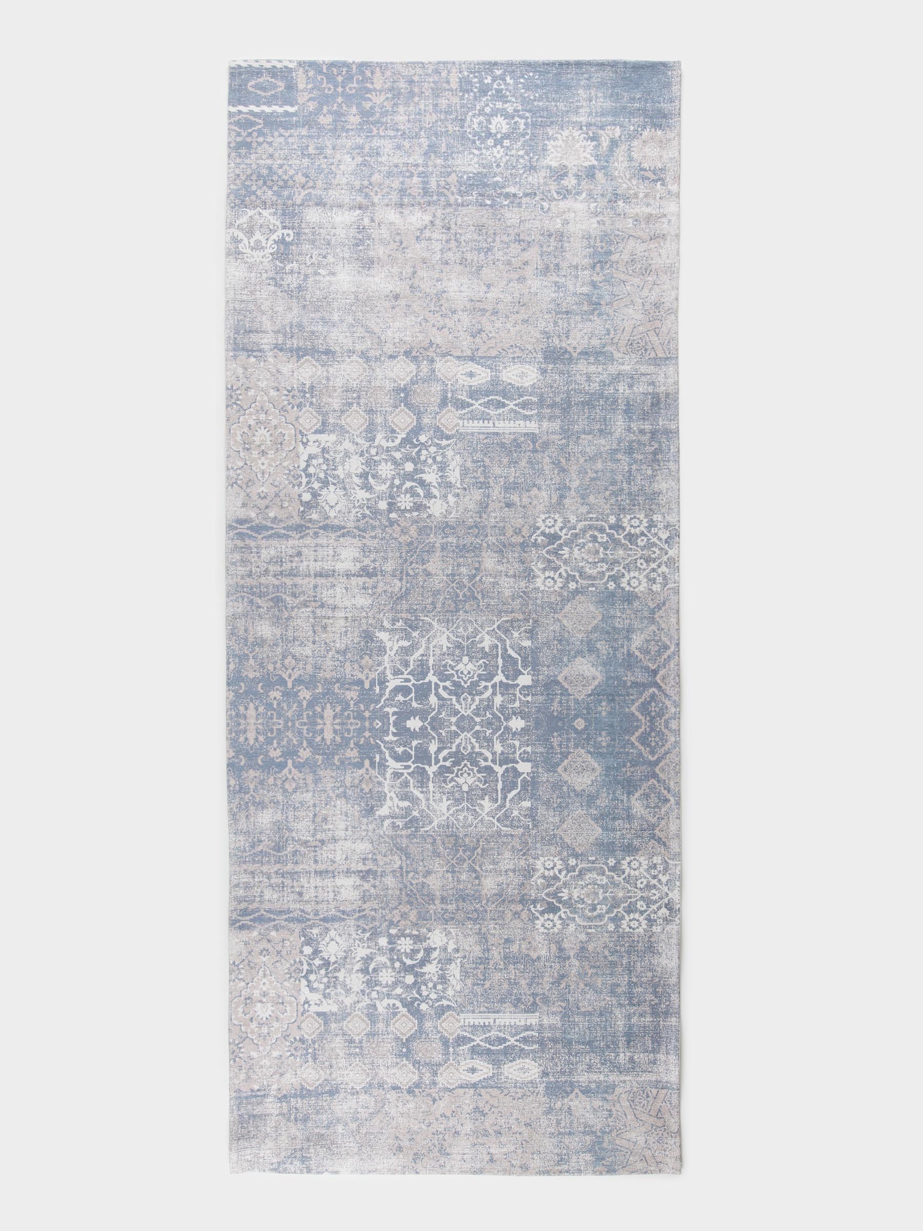 Коврик, 80х200 см, шенилл/хлопок, бежевый, Узоры, Traces, image-1