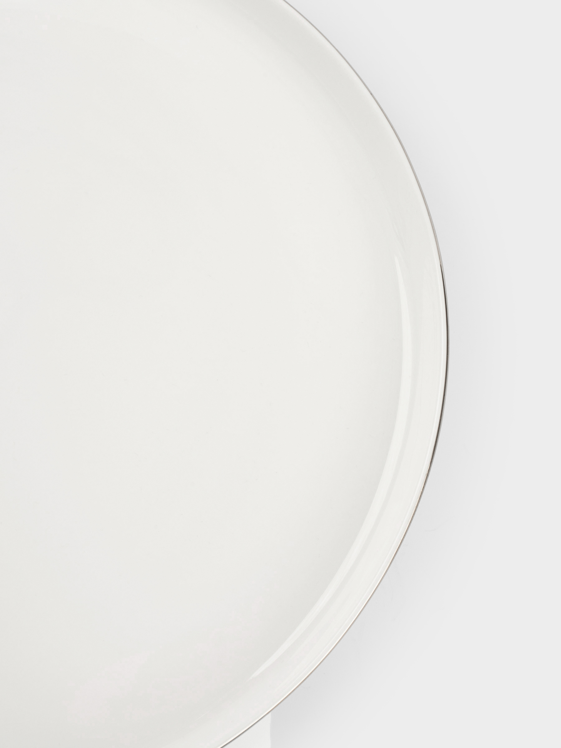 Тарелка обеденная, 26 см, фарфор F, белая, Ideal silver, image-3