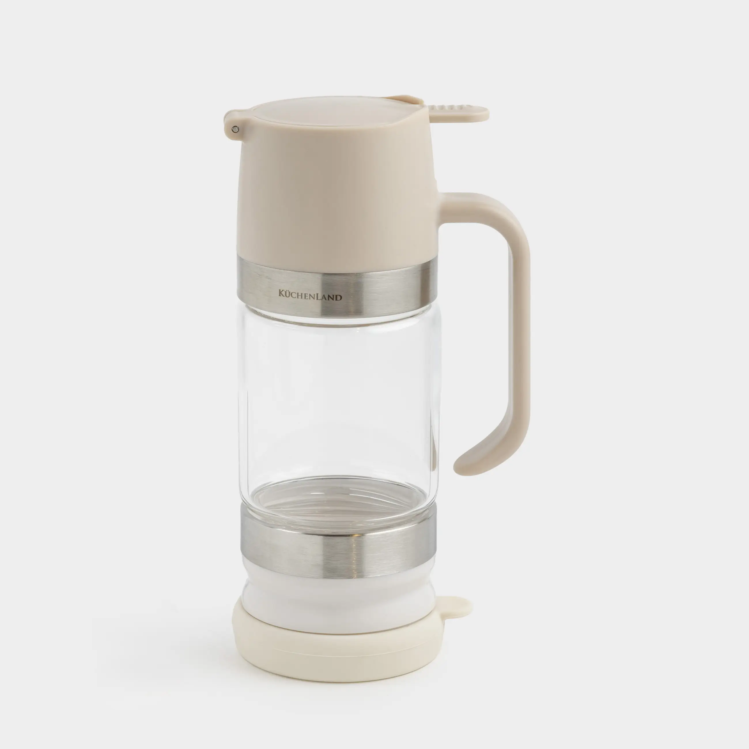 Диспенсер для соуса, 250 мл, стекло/пластик, молочный, Milk kitchen