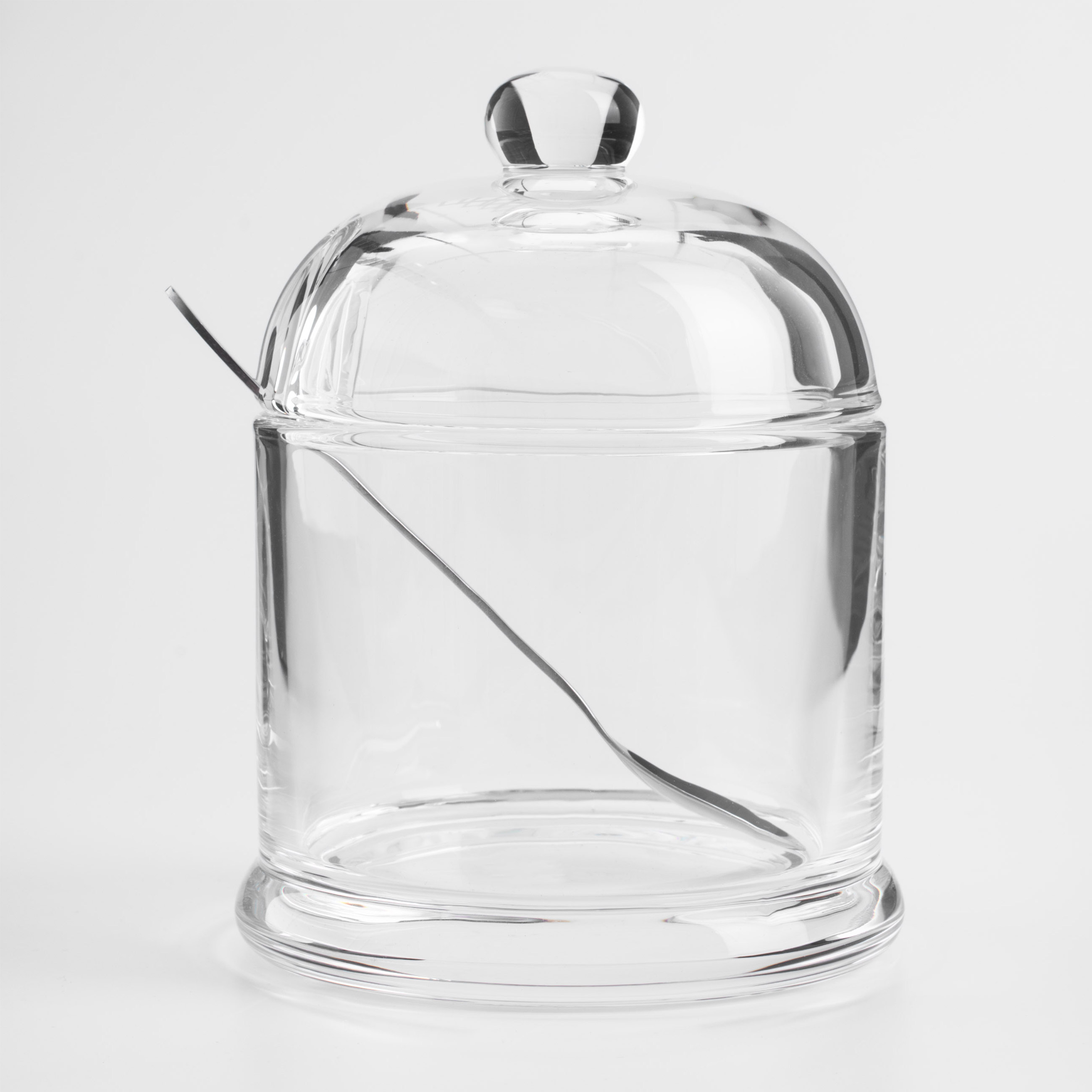 Сахарница, 14 см, 250 мл, с ложкой, стекло/сталь, Volo  изображение № 2