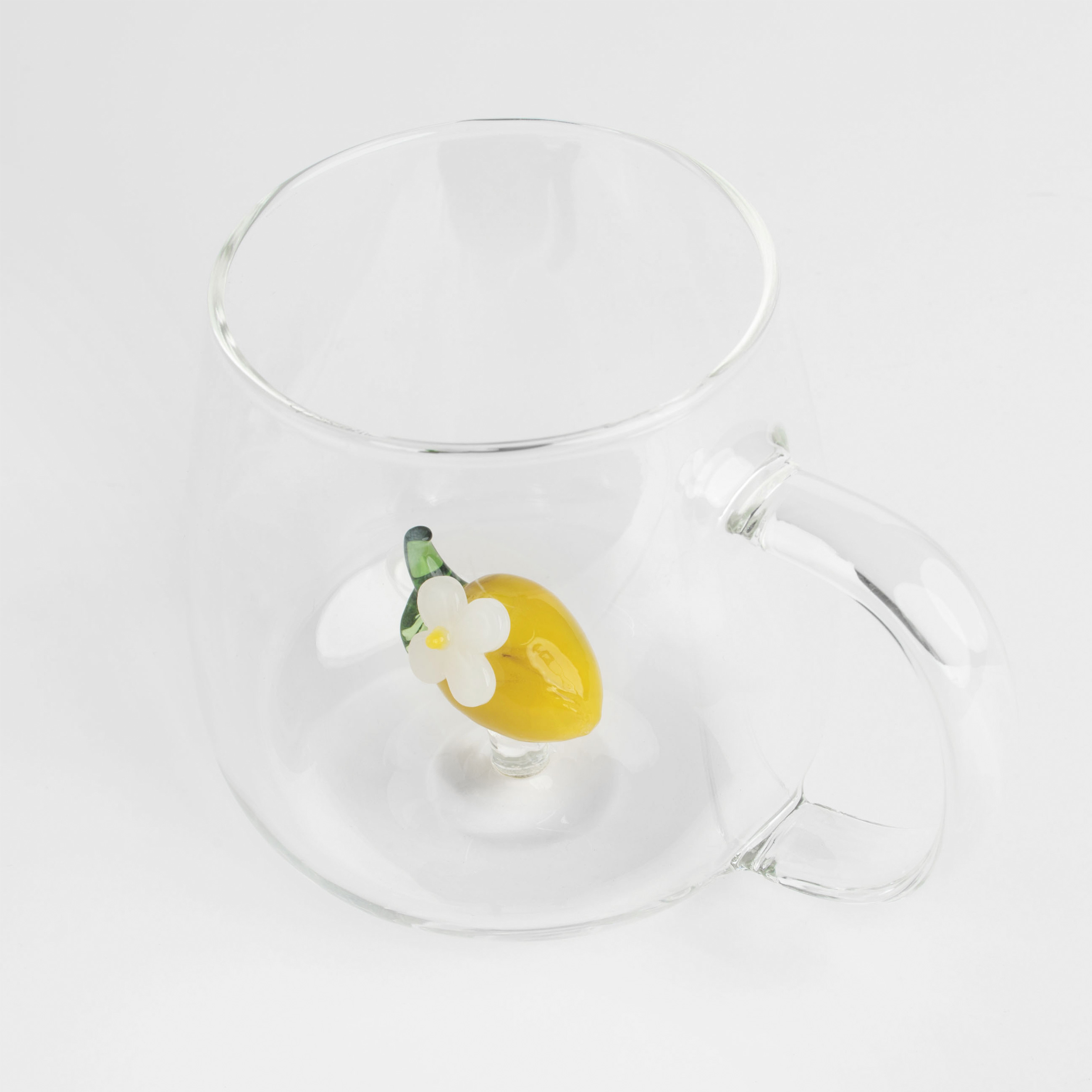 Кружка, 400 мл, стекло Б, Лимон, Shape изображение № 2
