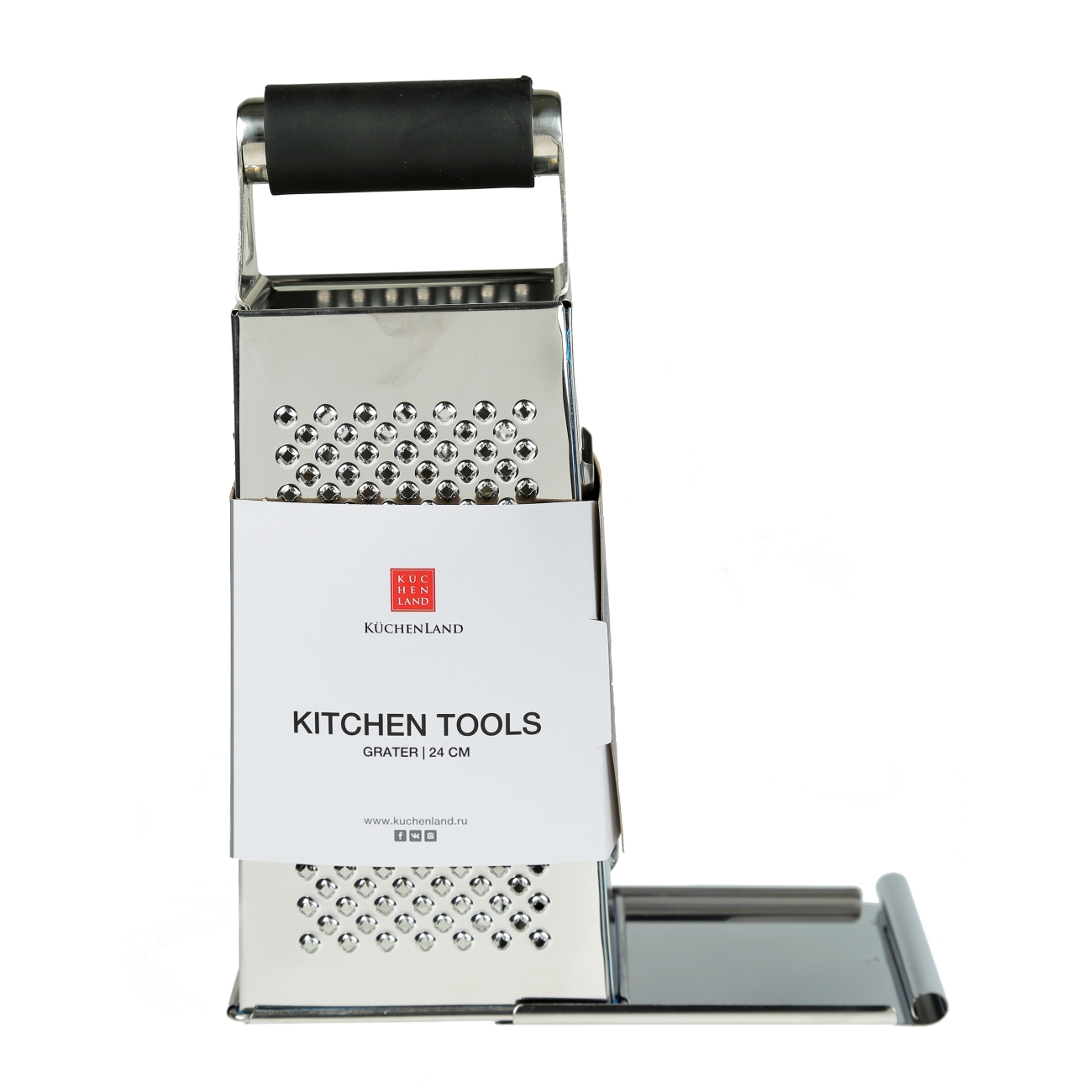 Терка, 24 см, четырехгранная, черная, Kitchen tools, image-5