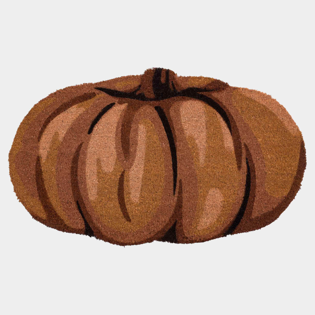 

Коврик придверный, 45х75 см, кокос/ПВХ, коричневый, Тыква, Pumpkin