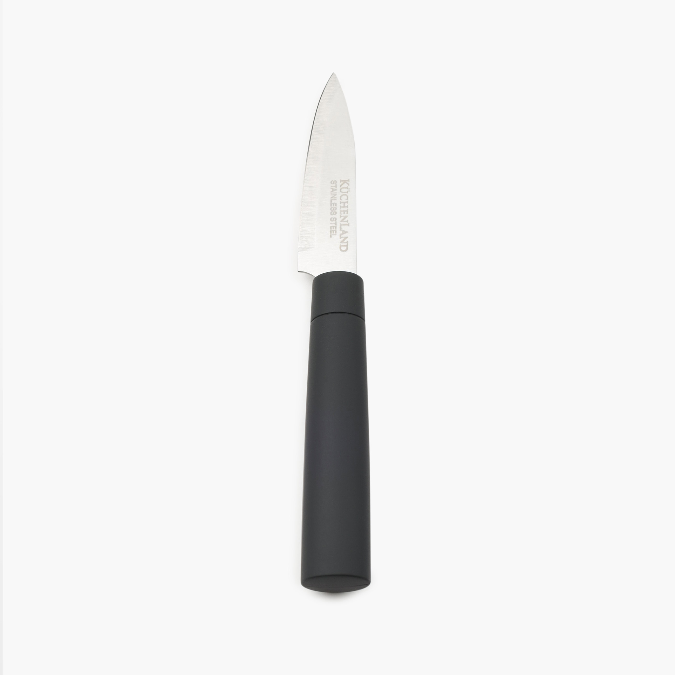 Набор ножей, 5 пр, в подставке, сталь/пластик, черный, Vitality изображение № 7