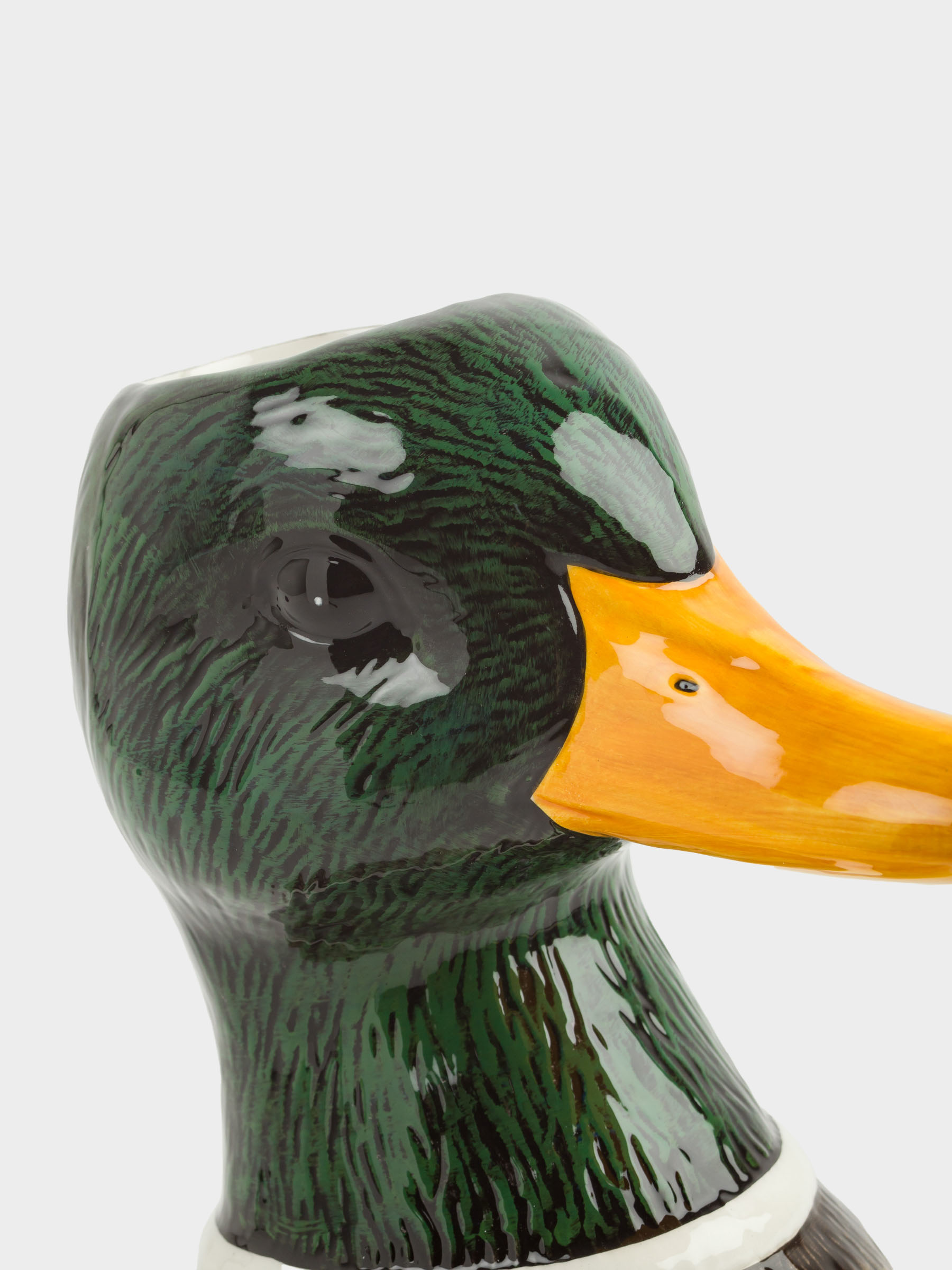 Ваза для цветов, 23 см, декоративная, керамика, Селезень, Duck, image-1