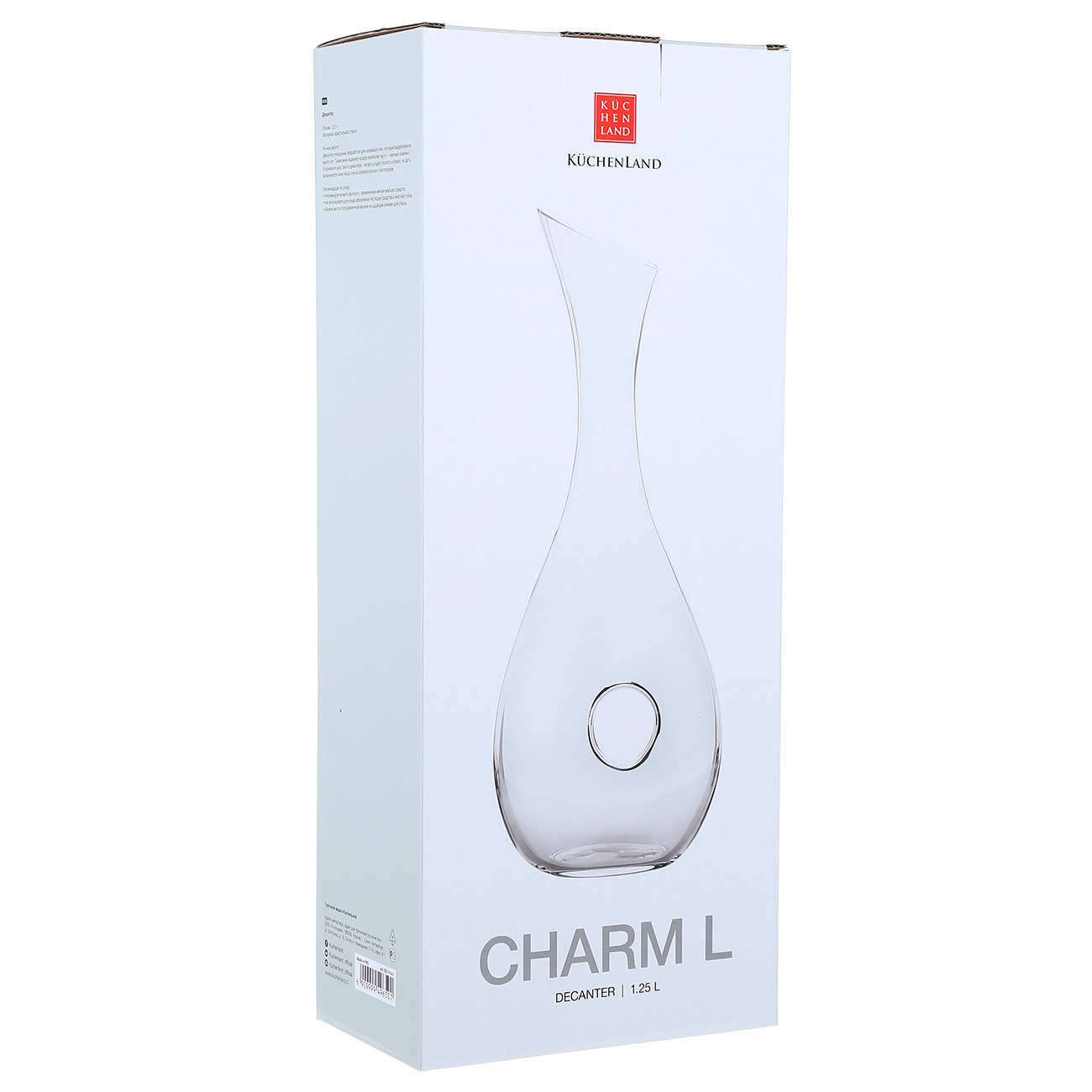 Декантер, 1,2 л, кристальное стекло, Cornett, Charm L, image-1