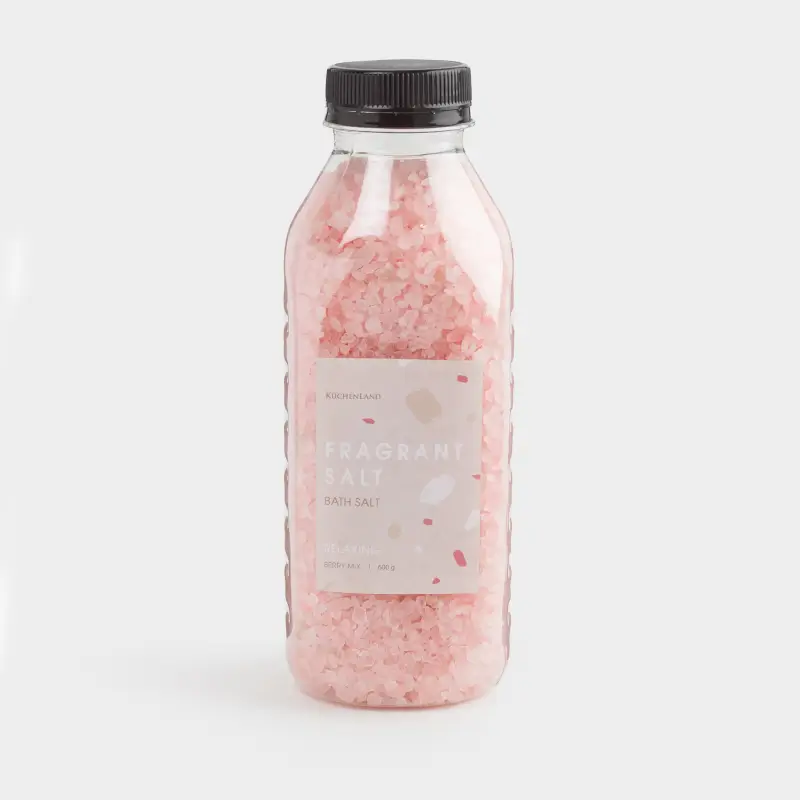 Соль для ванны, 600 гр, бело-розовая, Ягодный микс, Fragrant salt ,image-0