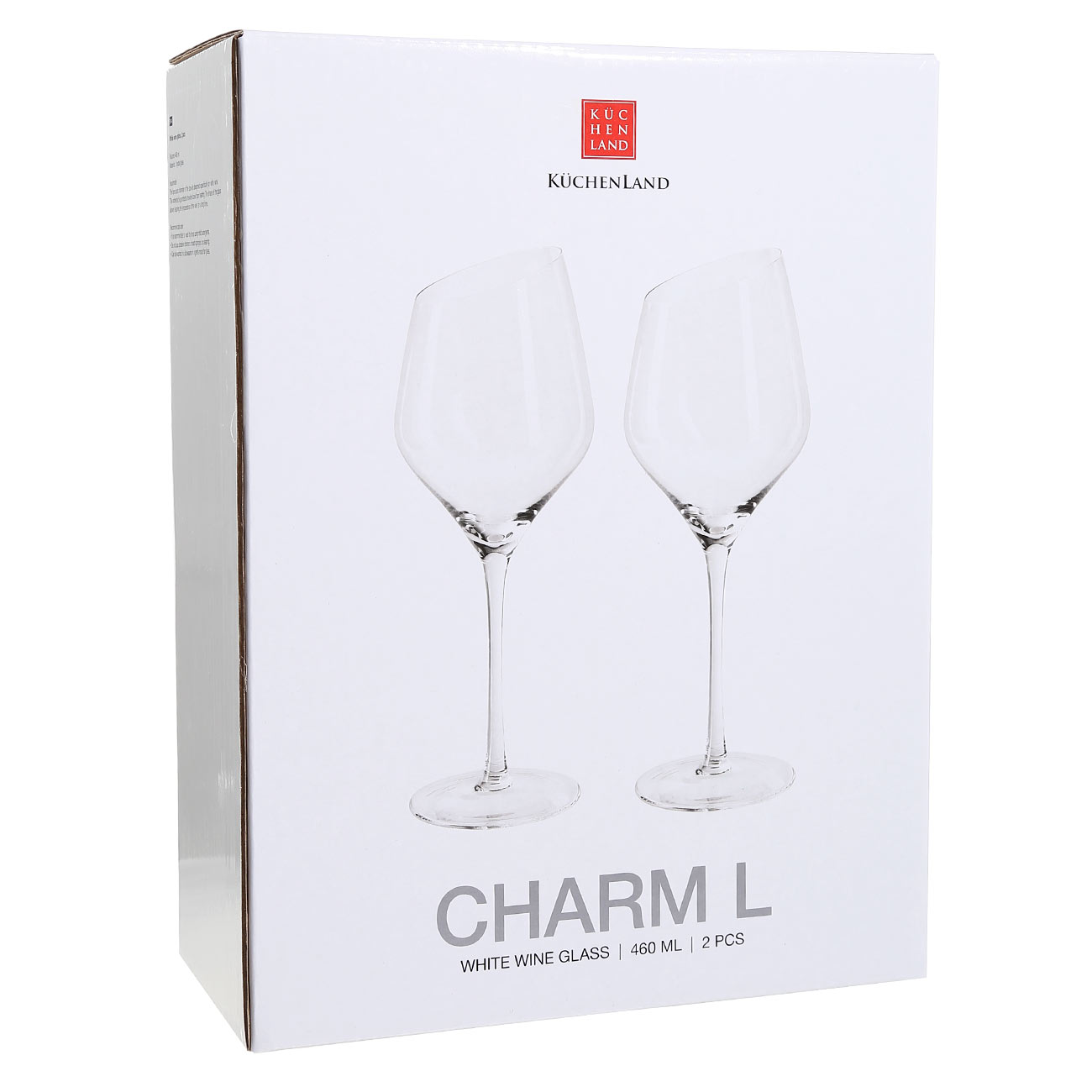 Бокал для белого вина, 460 мл, 2 шт, стекло, Charm L изображение № 2