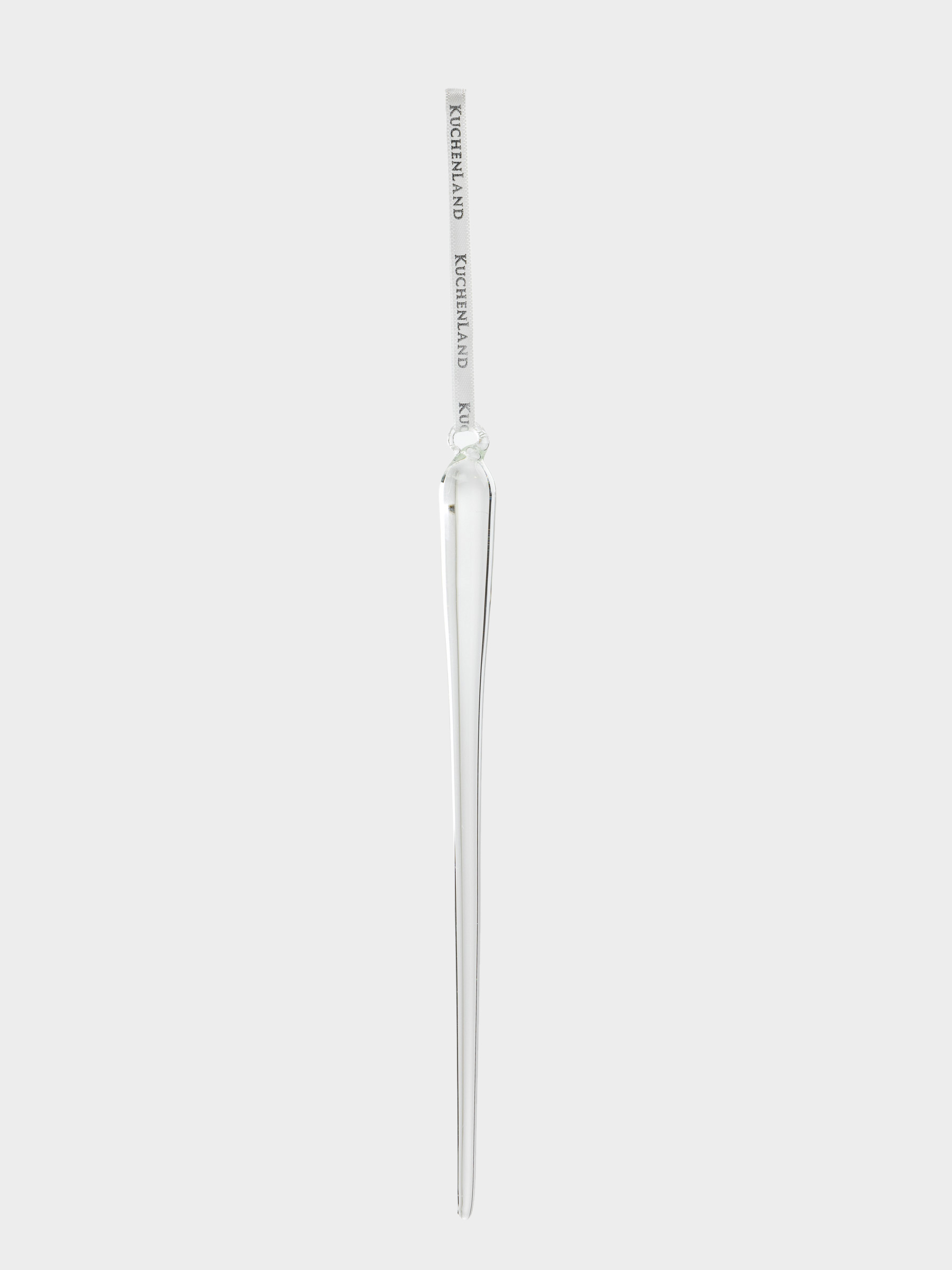 Игрушка елочная, 20 см, стекло, Сосулька, Ice crystal, image-1