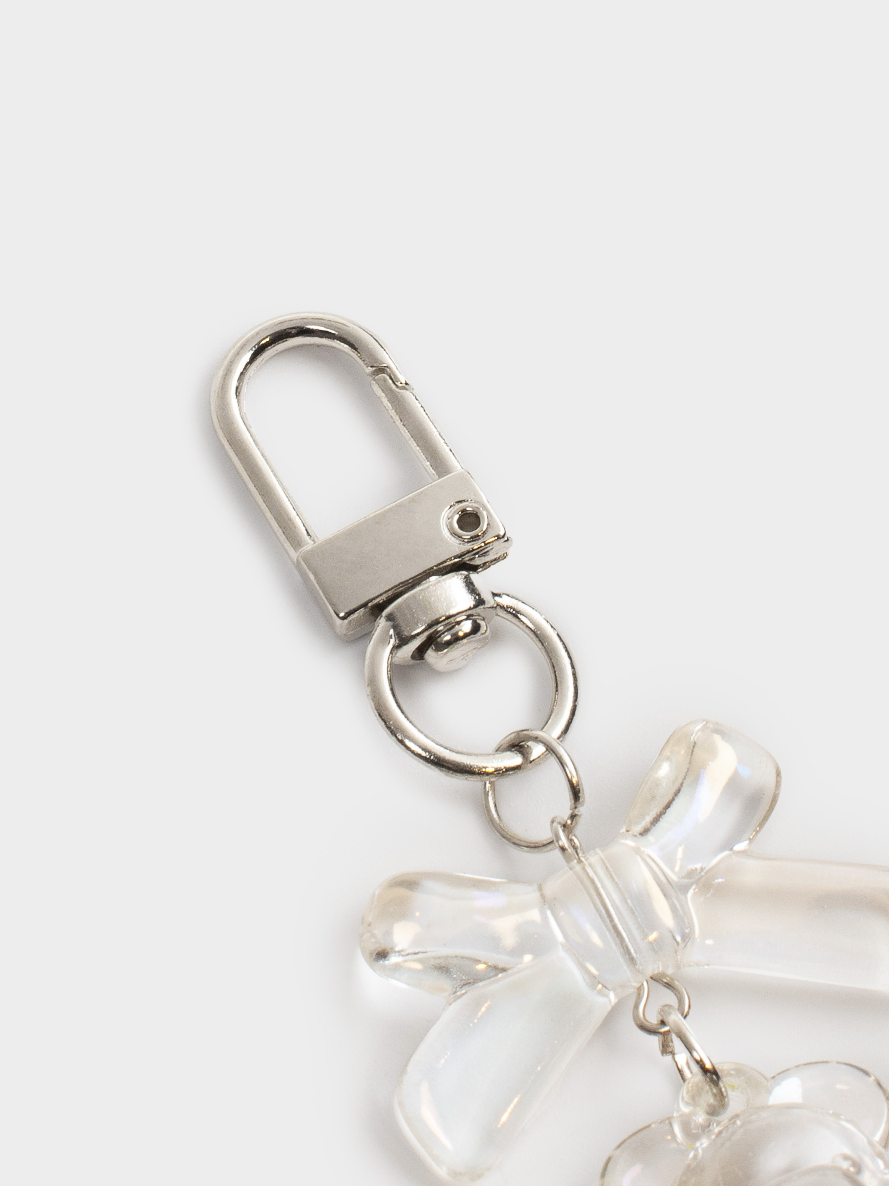 Брелок, 8 см, акрил/металл, перламутр, Мишка, Keychain polar, image-2