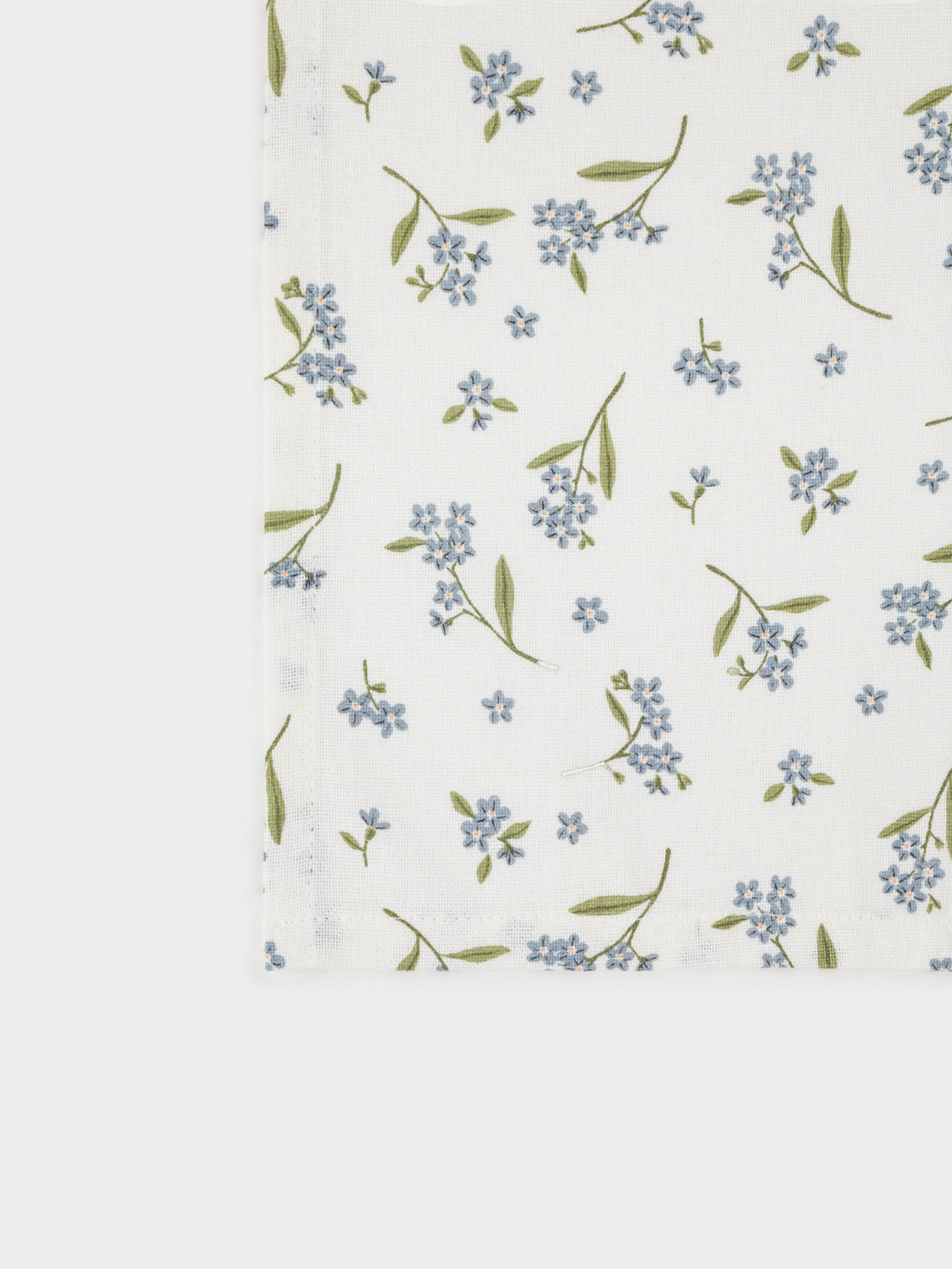 Полотенце кухонное, 40х60 см, 2 шт, хлопок, белое/молочное, Цветы, El flora, image-2